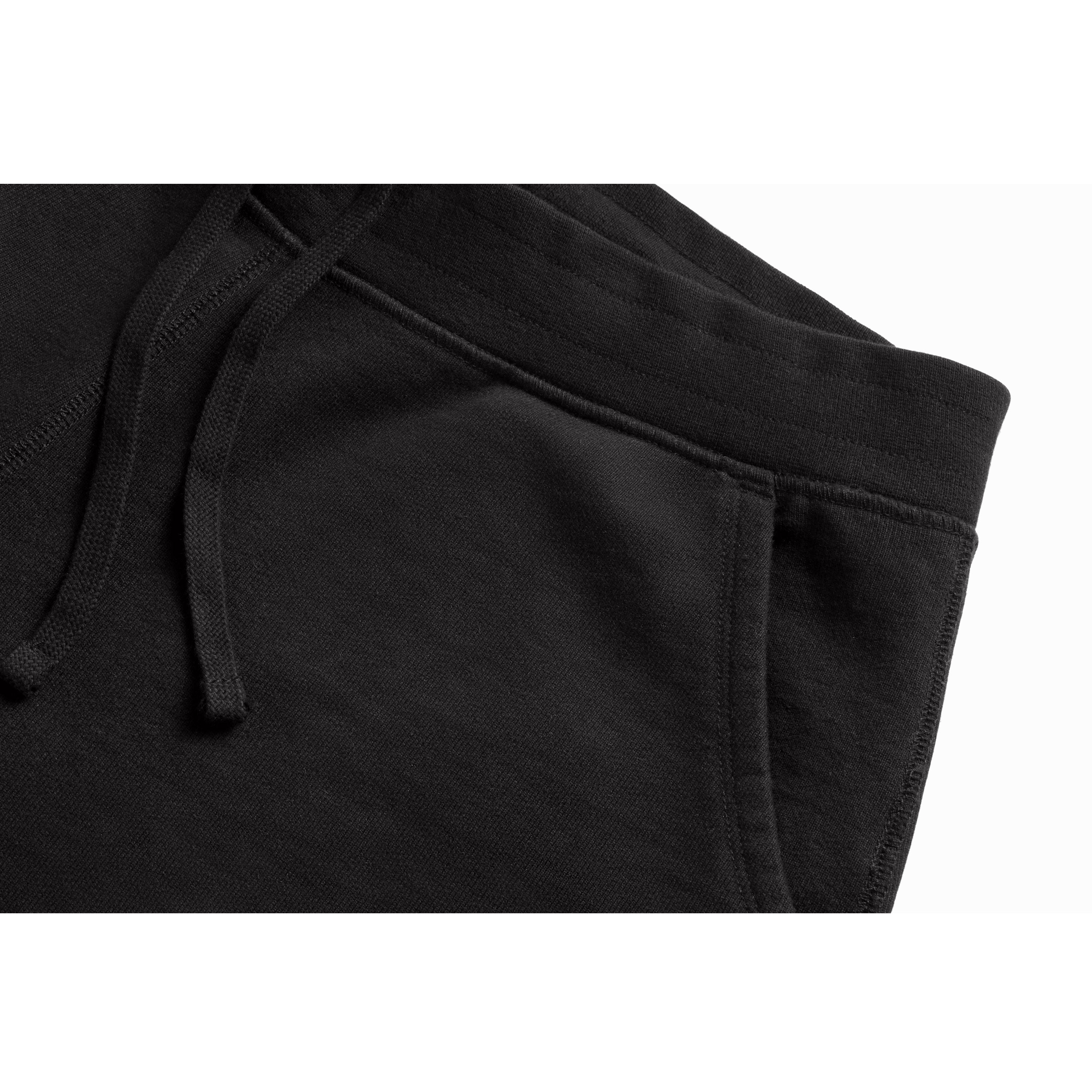 Black French Terry Pant