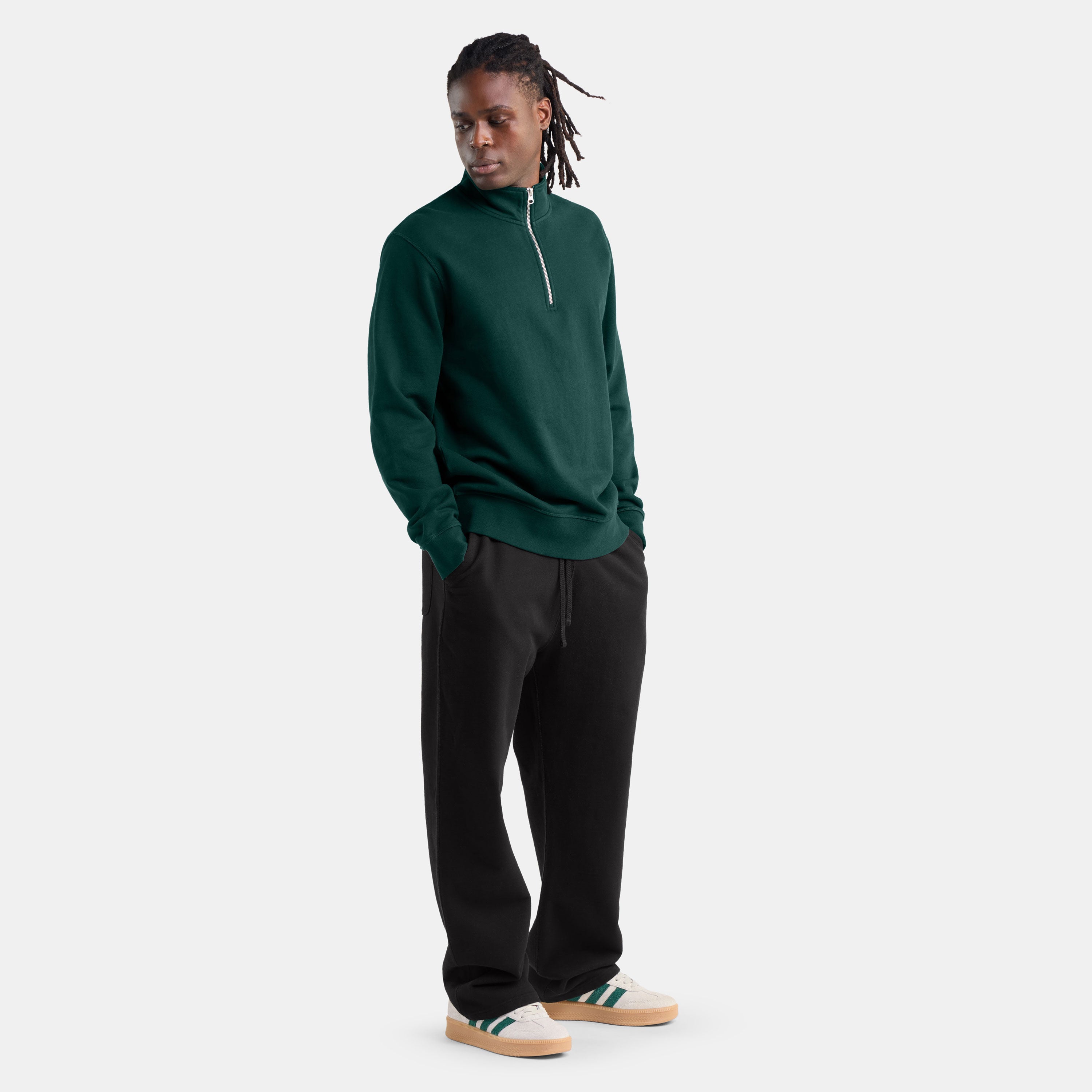Black French Terry Pant