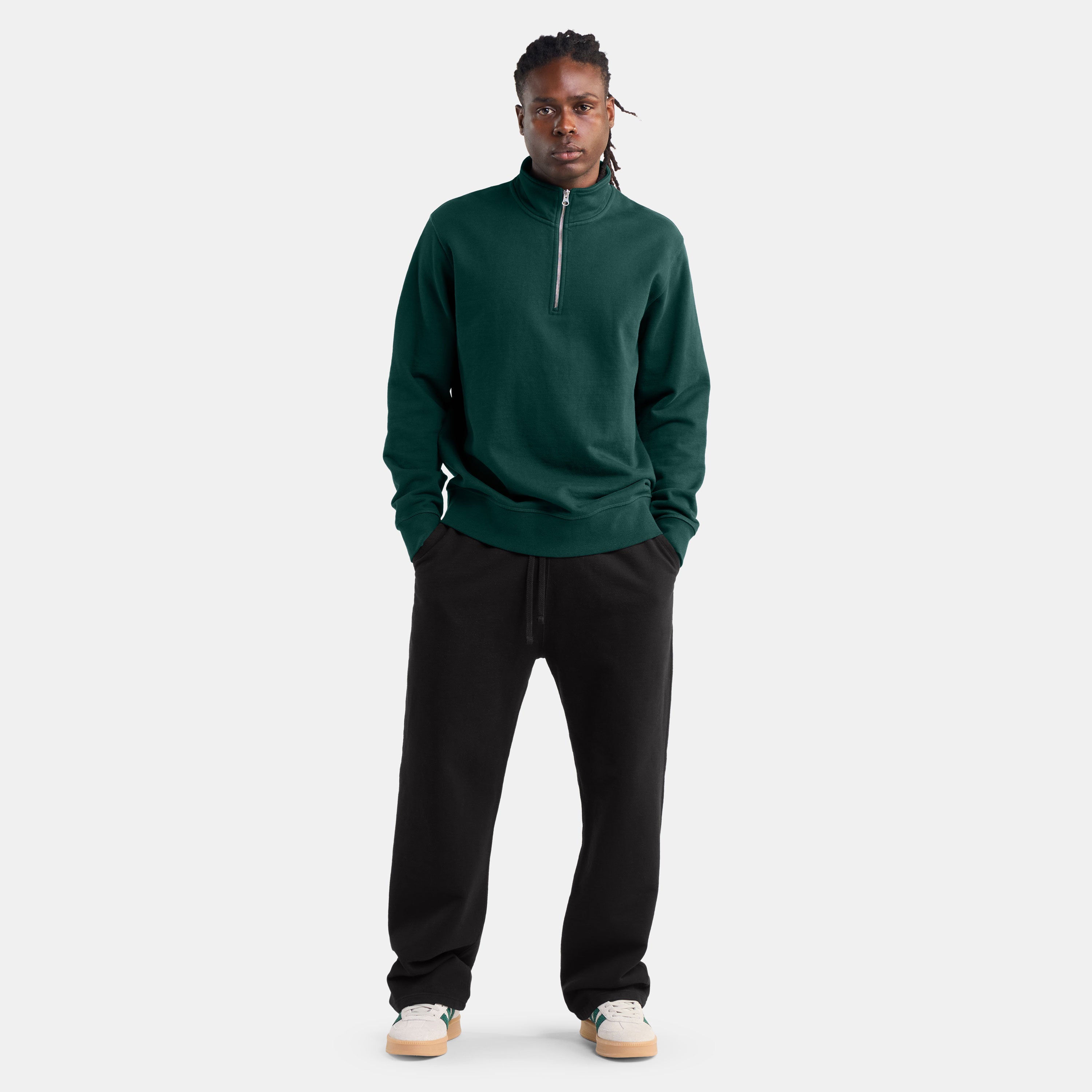 Black Ultra Heavyweight Organic French Terry Pant