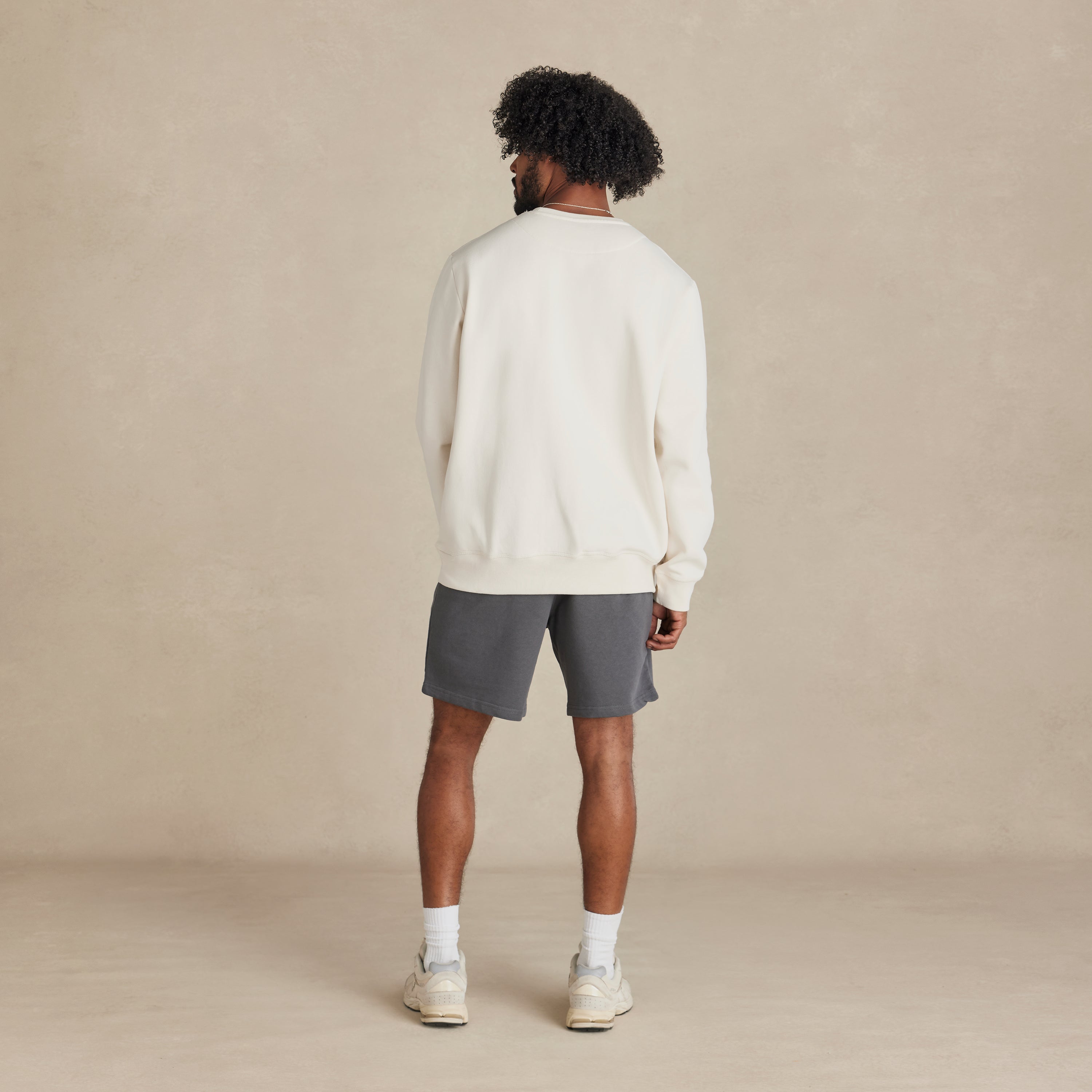 Slate Midweight Organic French Terry Short