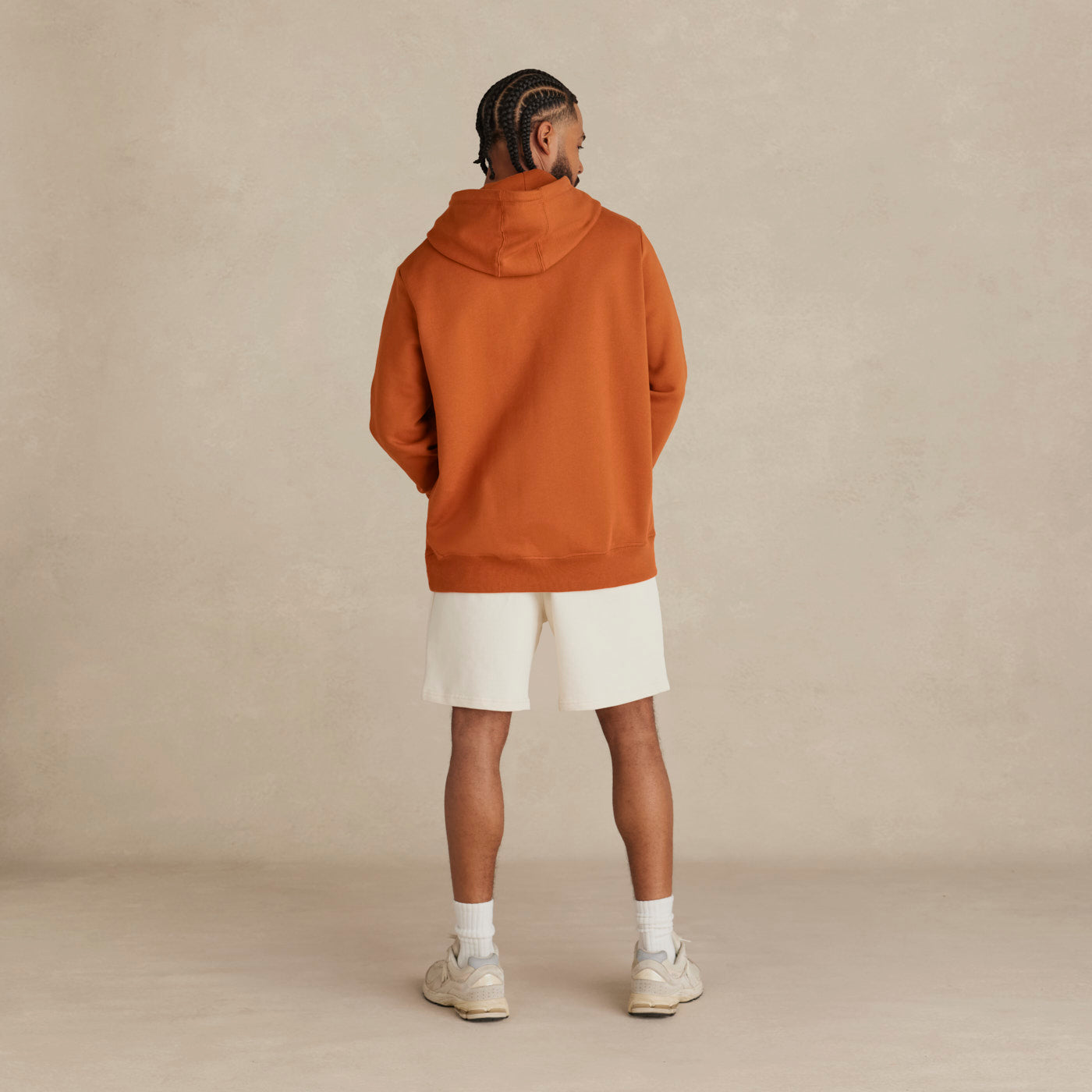 Clay Heavyweight Organic Brushed Hood