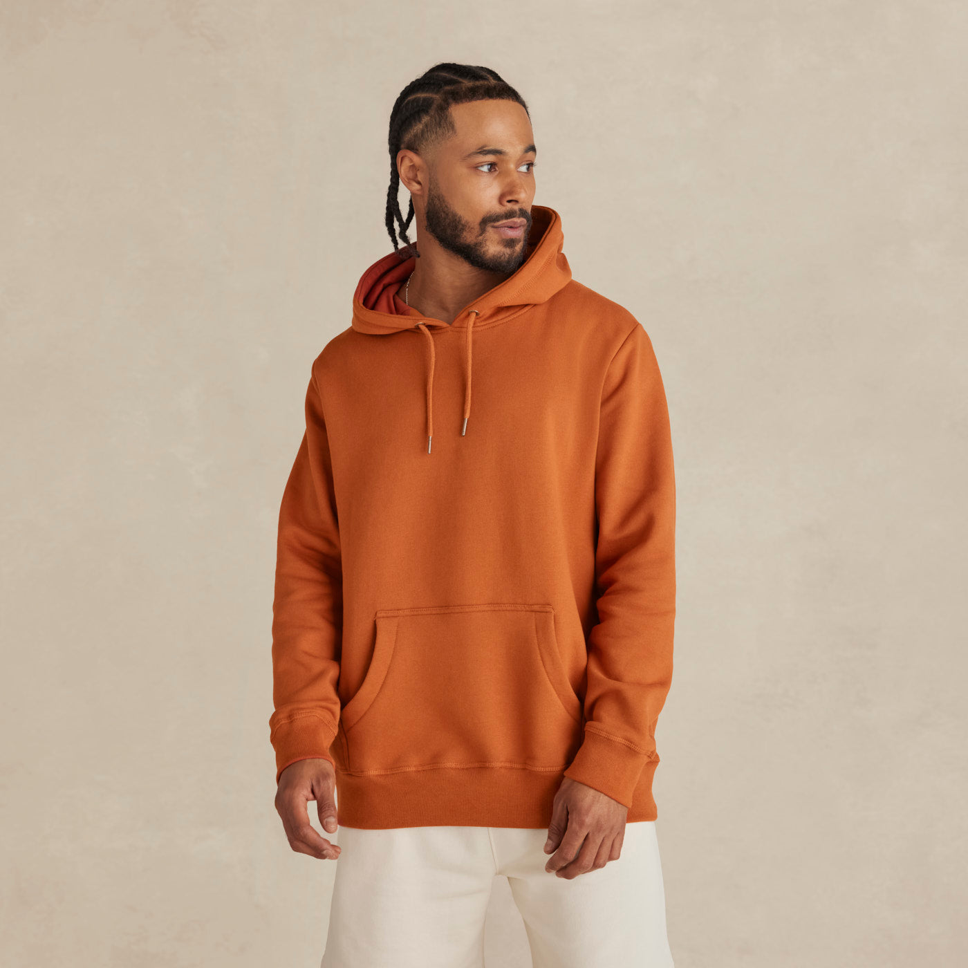 Clay Heavyweight Organic Brushed Hood