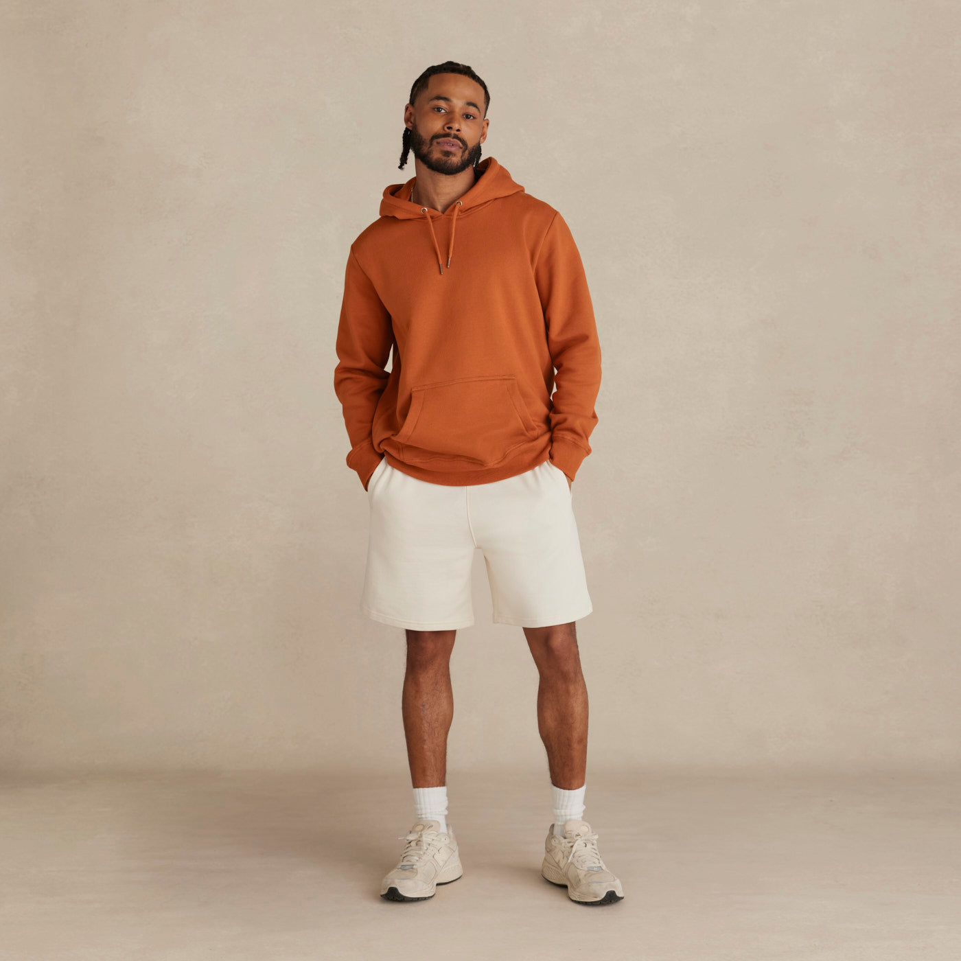 Clay Heavyweight Organic Brushed Hood