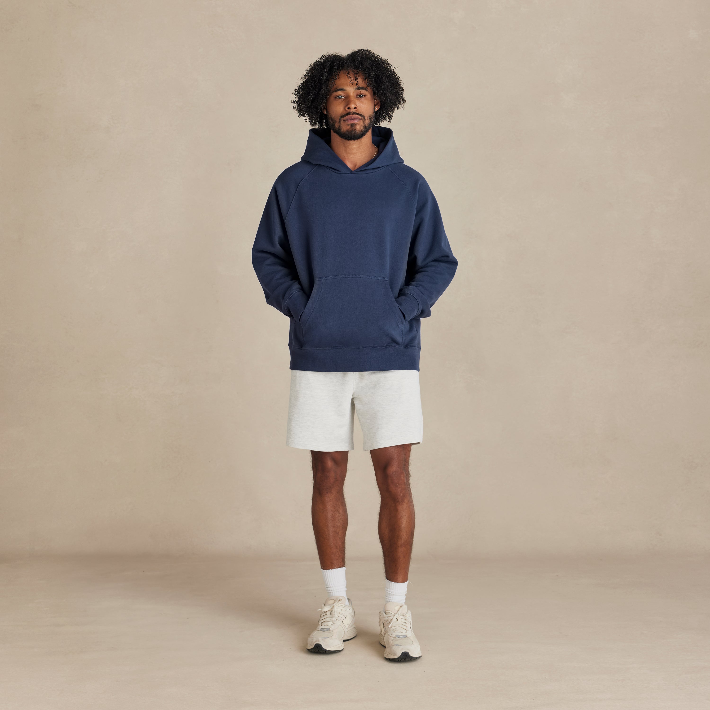 Ash Heather Midweight Organic French Terry Short