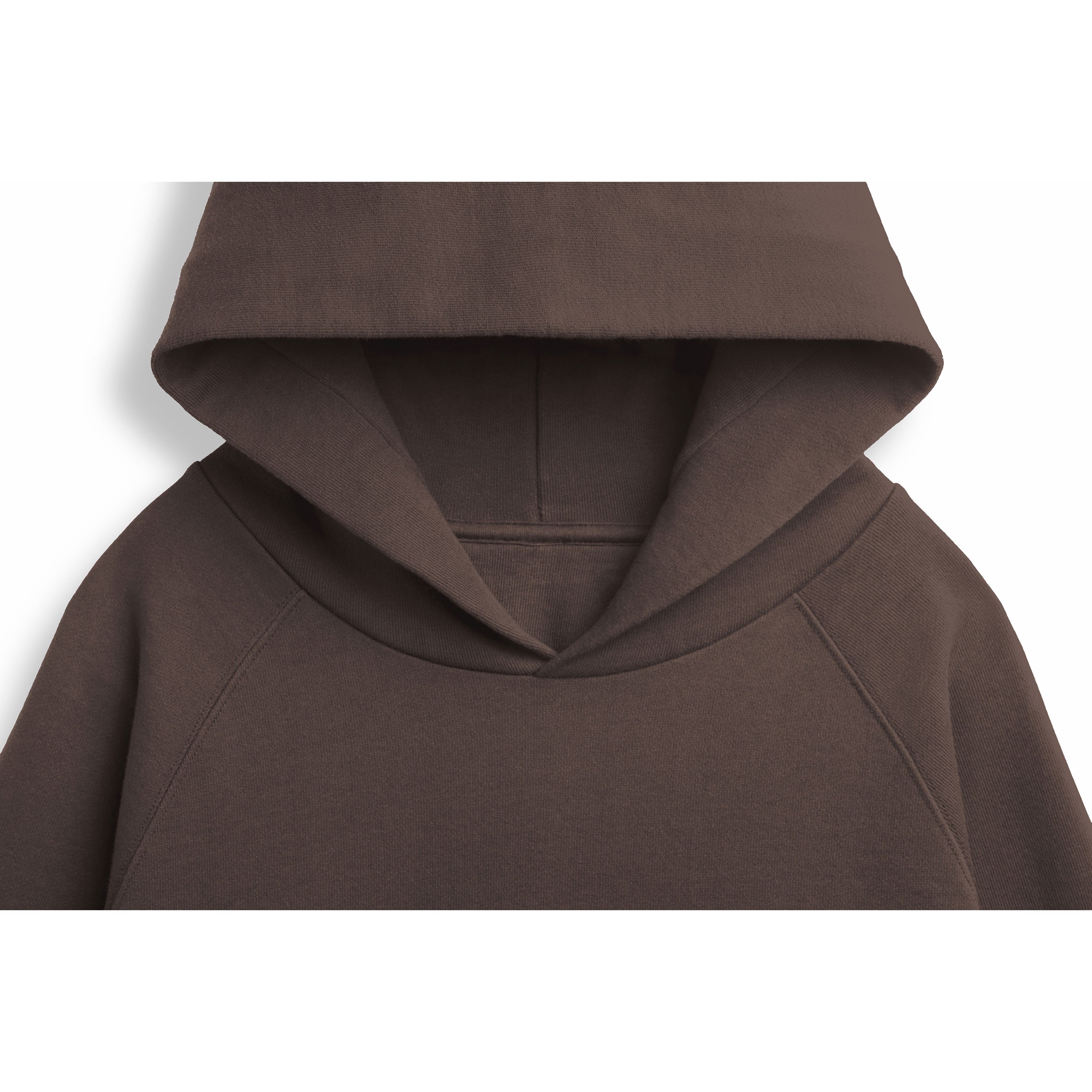 Espresso Ultra Heavyweight Organic French Terry Hood