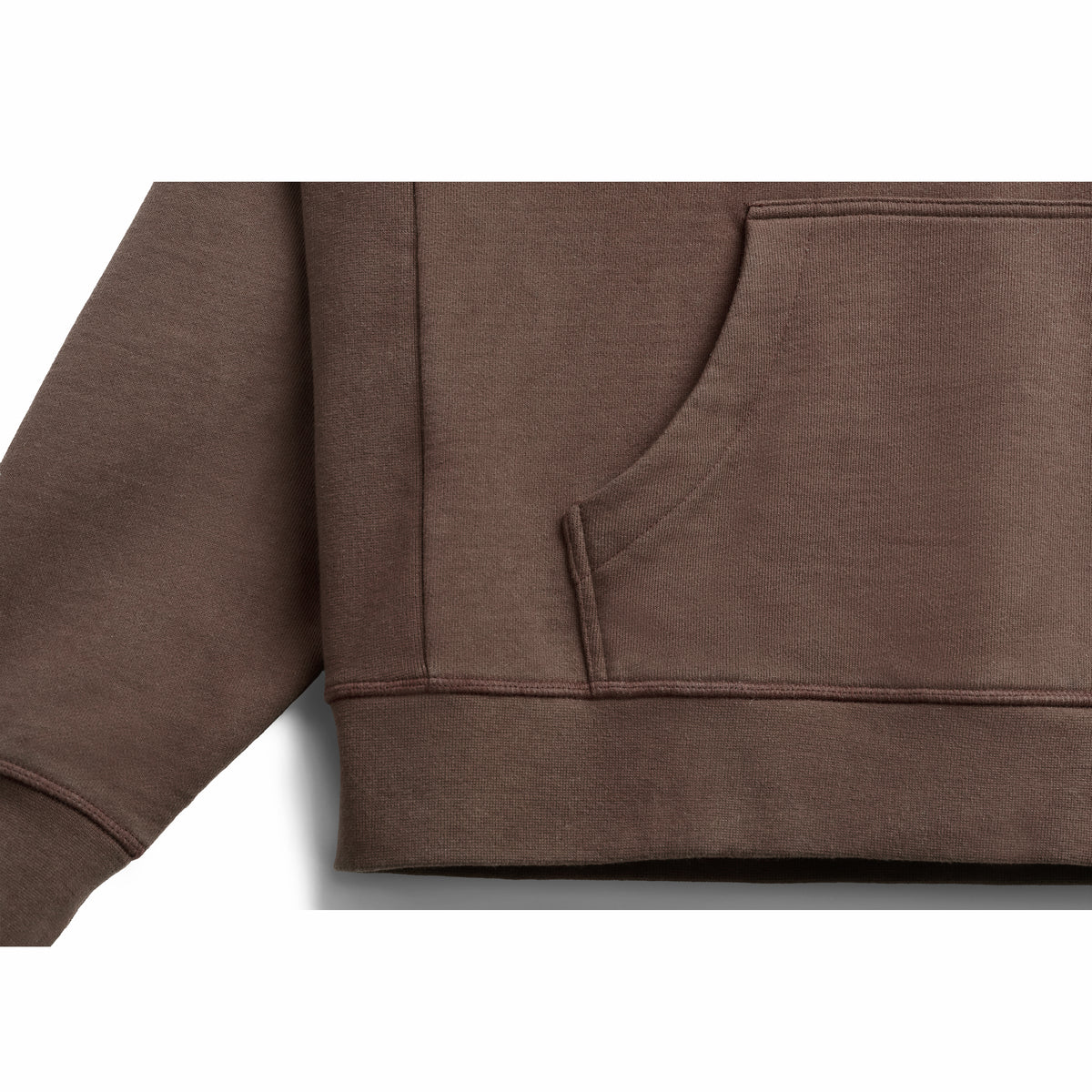 Espresso Ultra Heavyweight Organic French Terry Hood