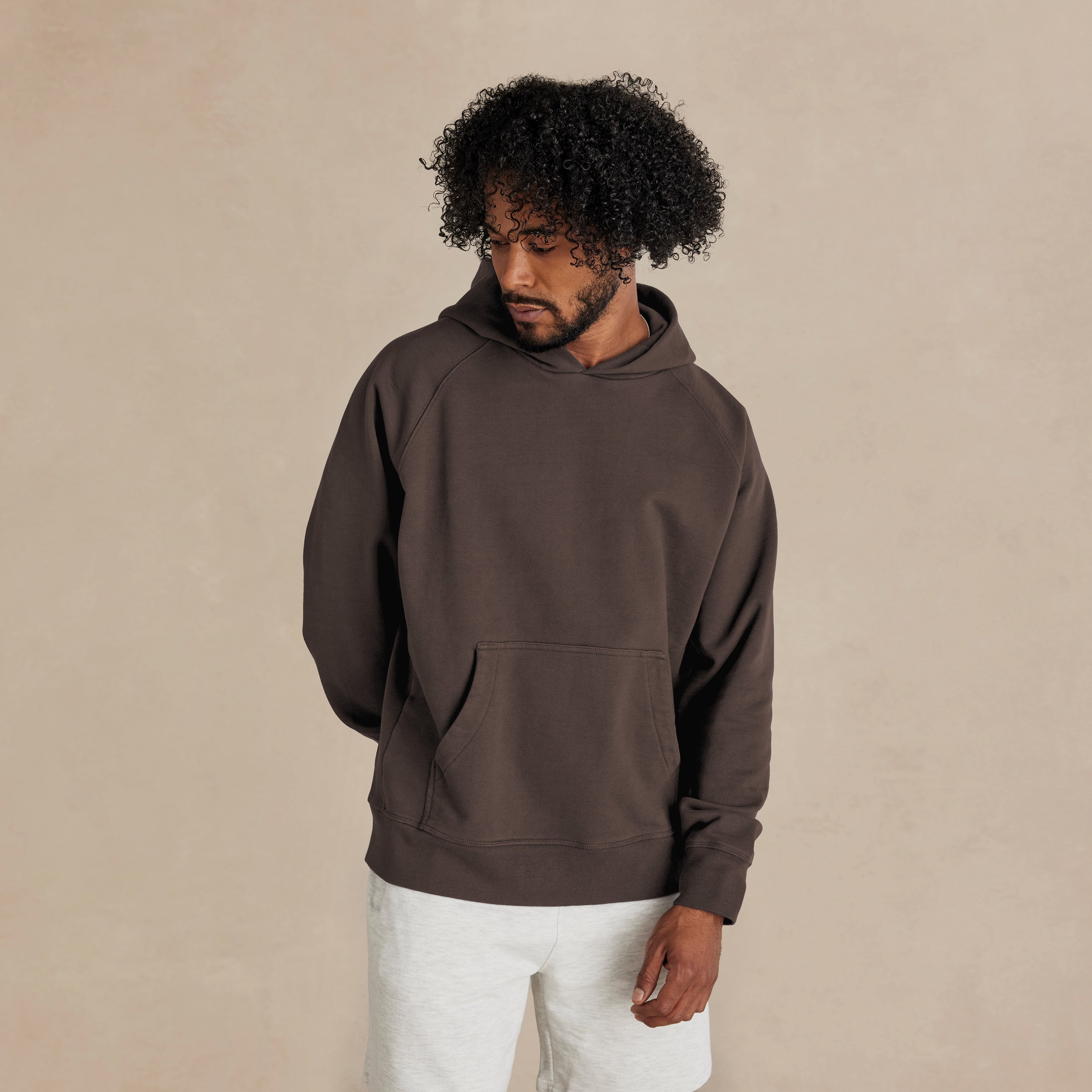Espresso Ultra Heavyweight Organic French Terry Hood
