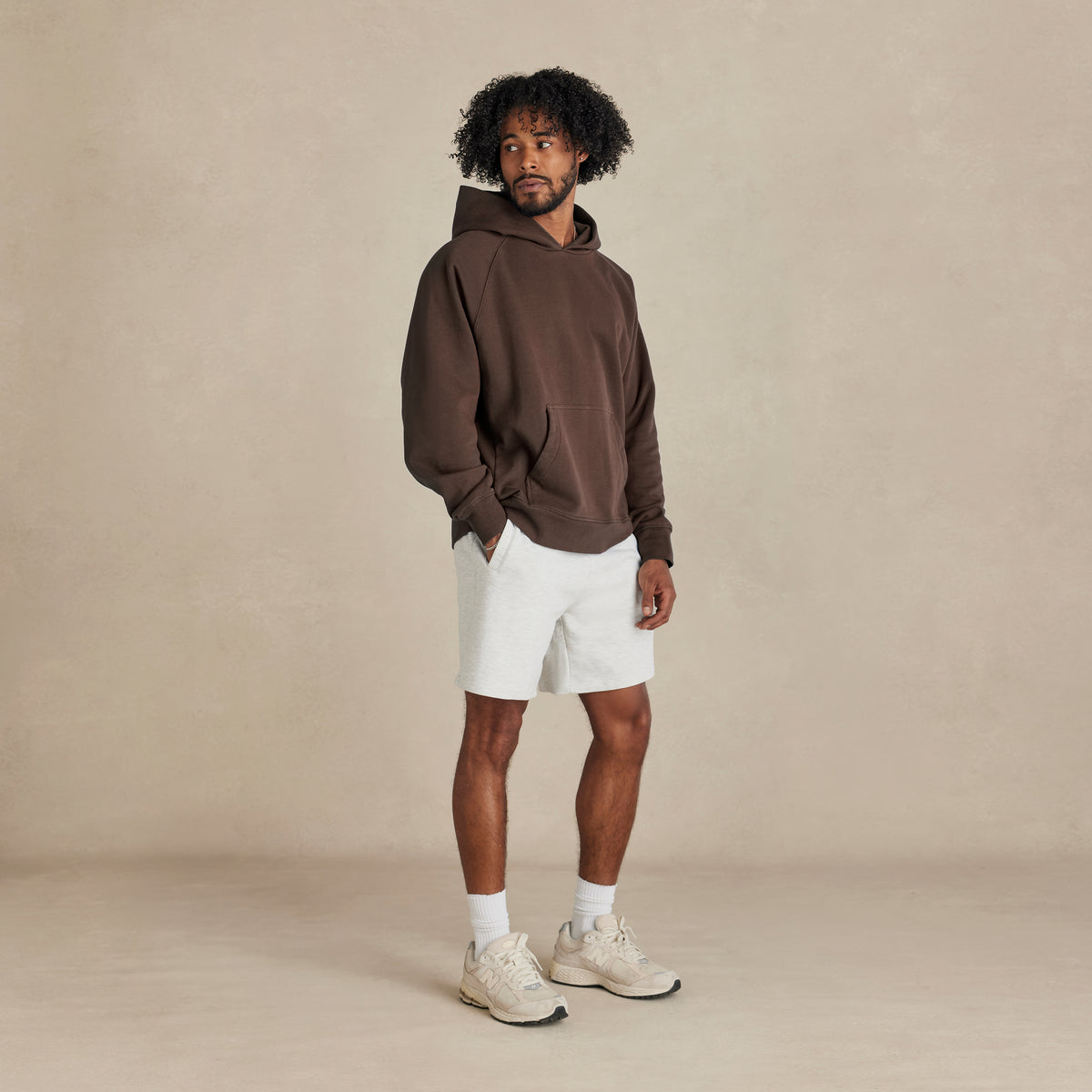 Espresso Ultra Heavyweight Organic French Terry Hood