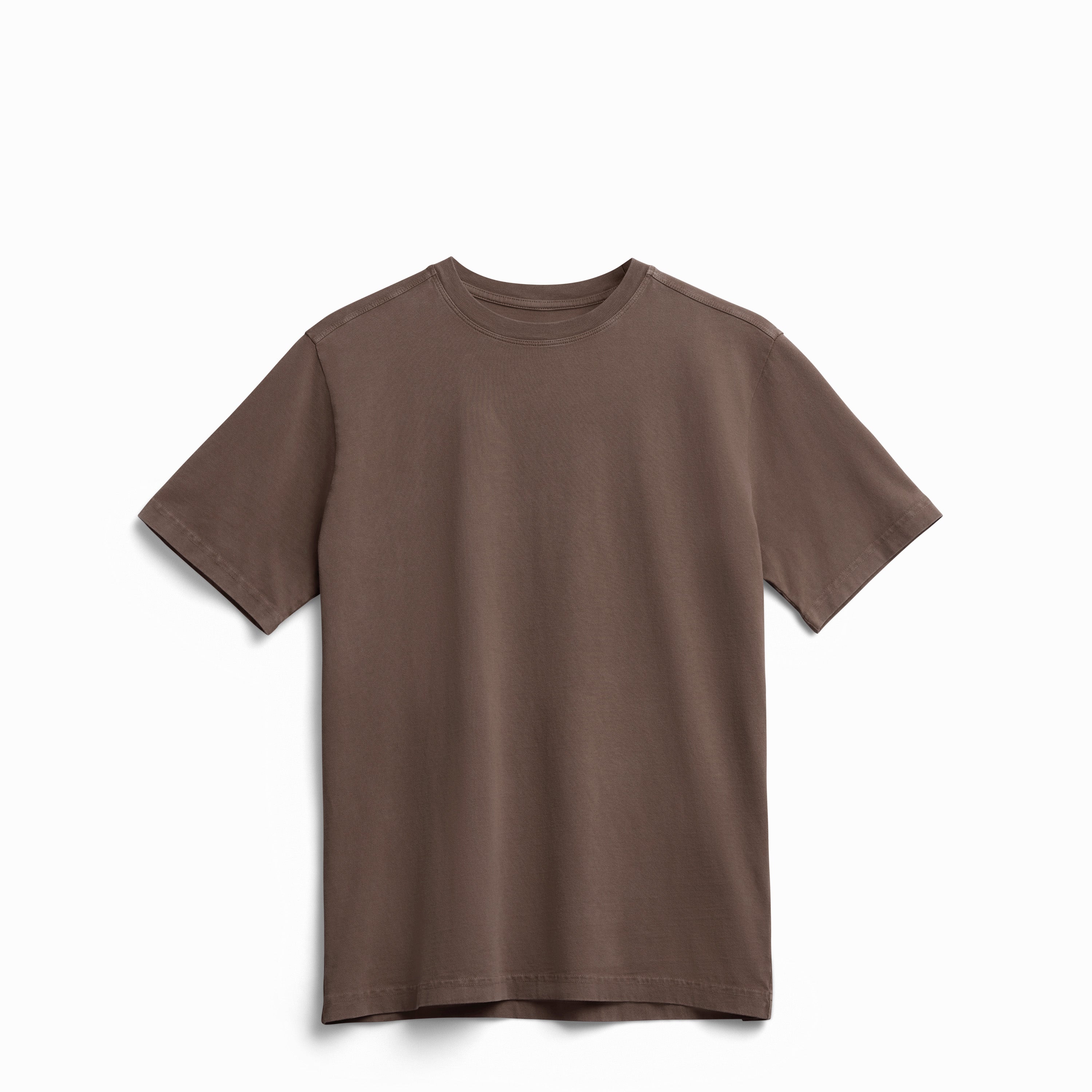 Chocolate Heavyweight Organic Tee
