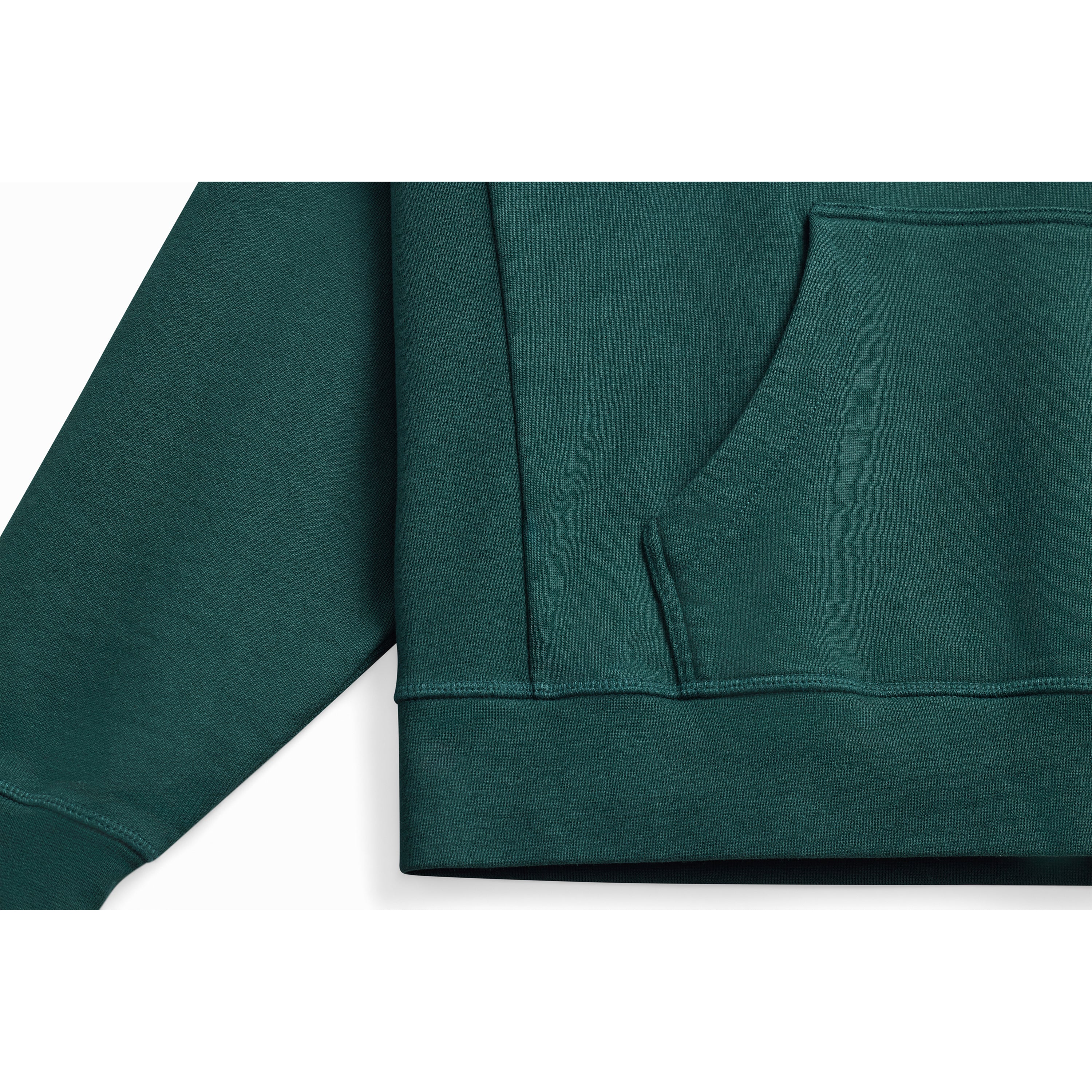 Pine Ultra Heavyweight Organic French Terry Hood