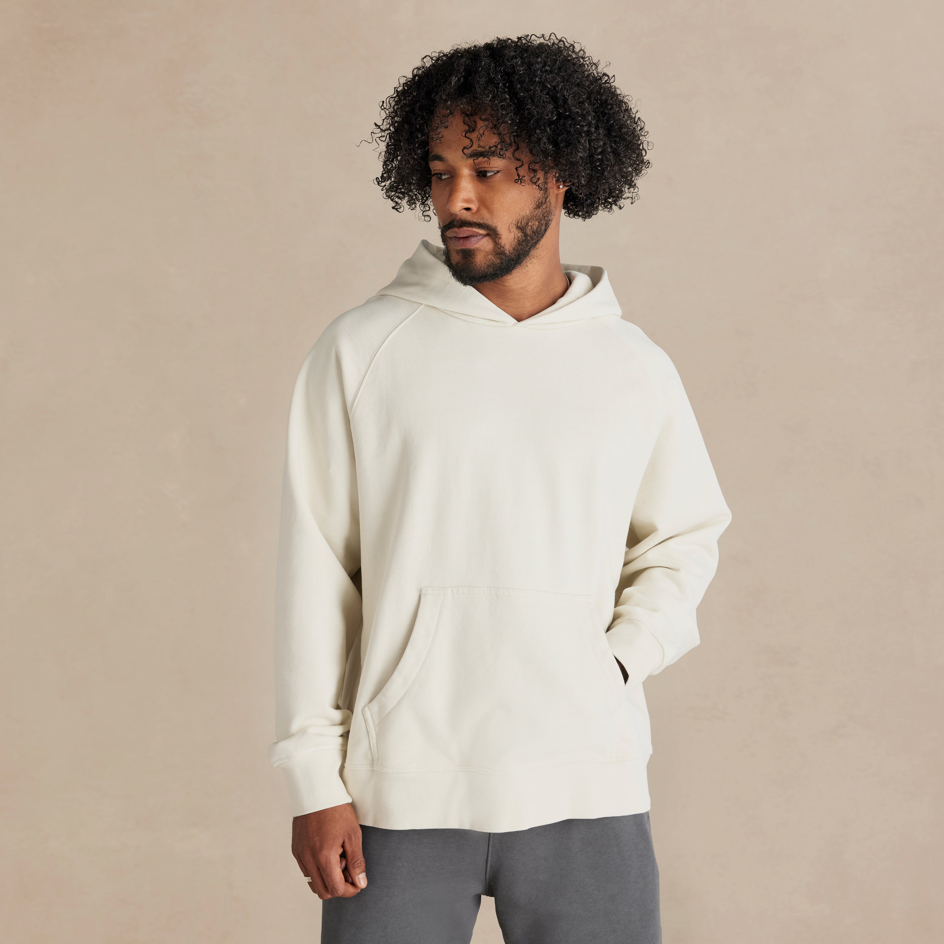 Parchment Ultra Heavyweight Organic French Terry Hood