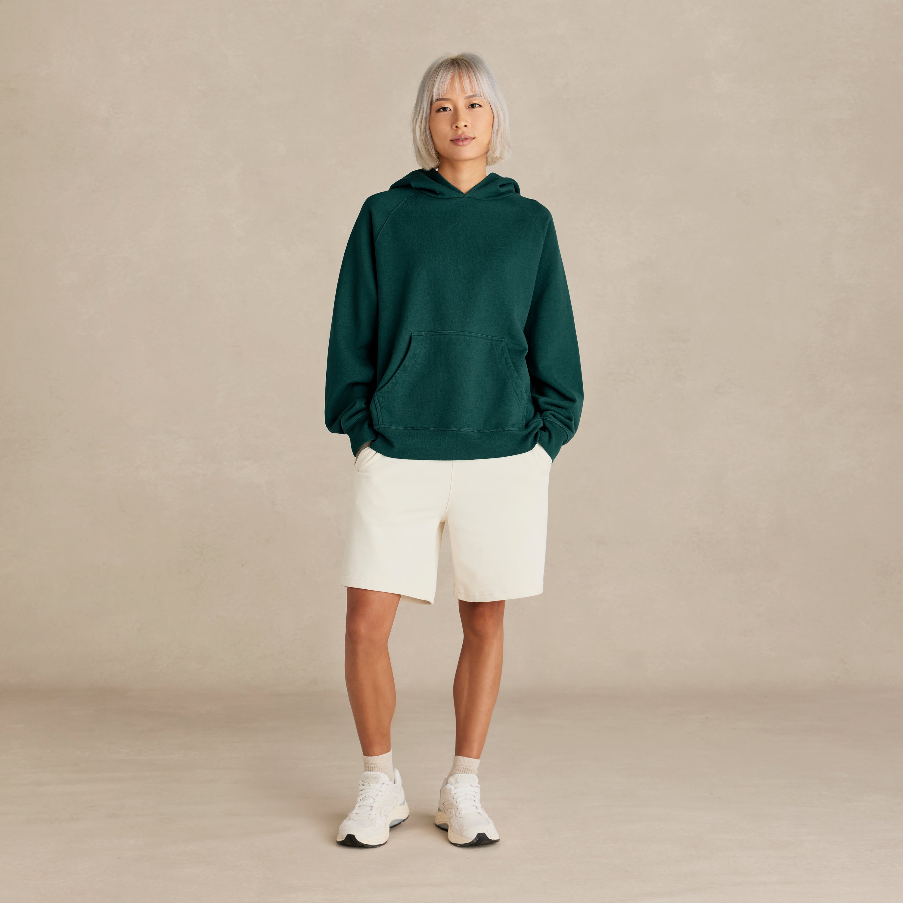 Pine Ultra Heavyweight Organic French Terry Hood