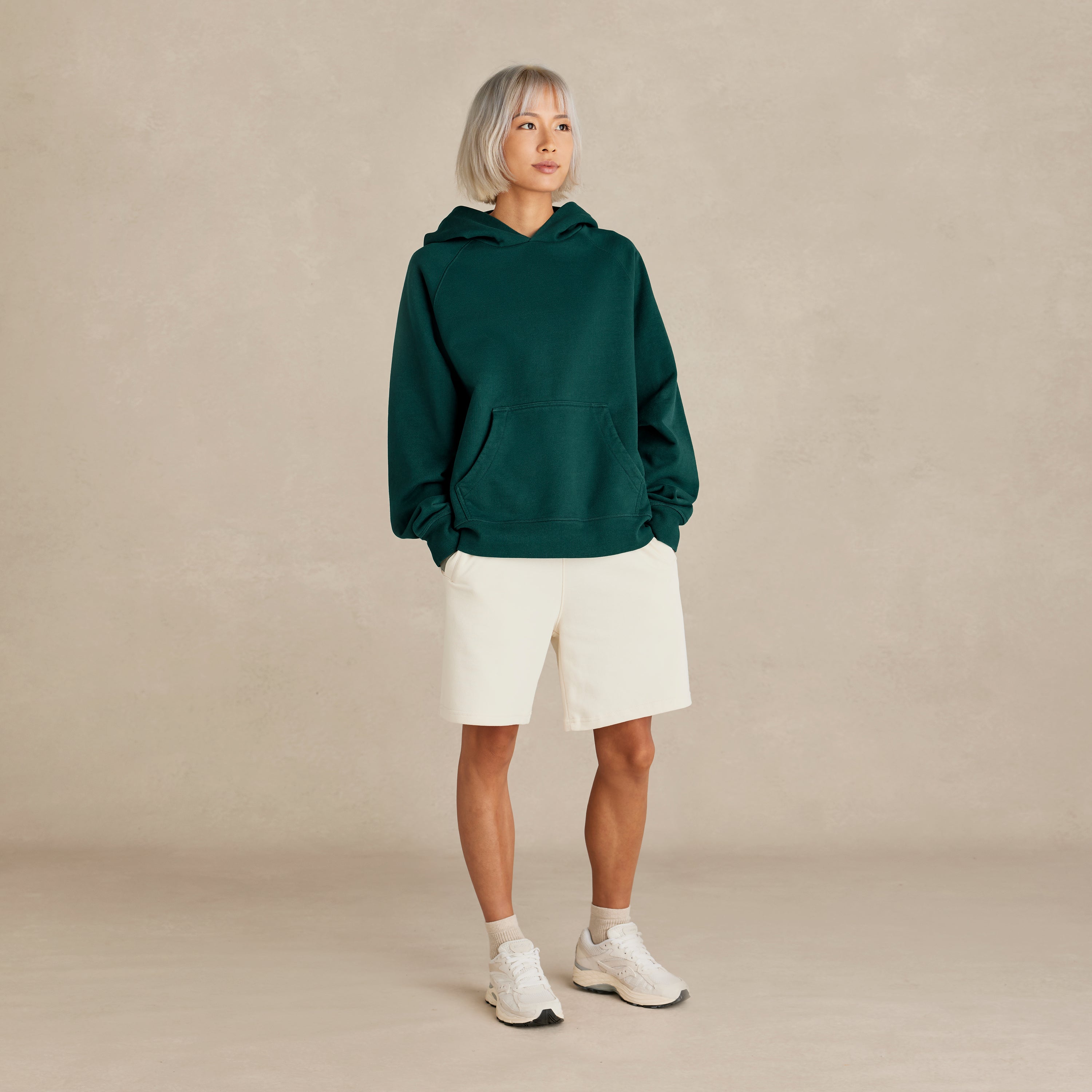 Pine Ultra Heavyweight Organic French Terry Hood