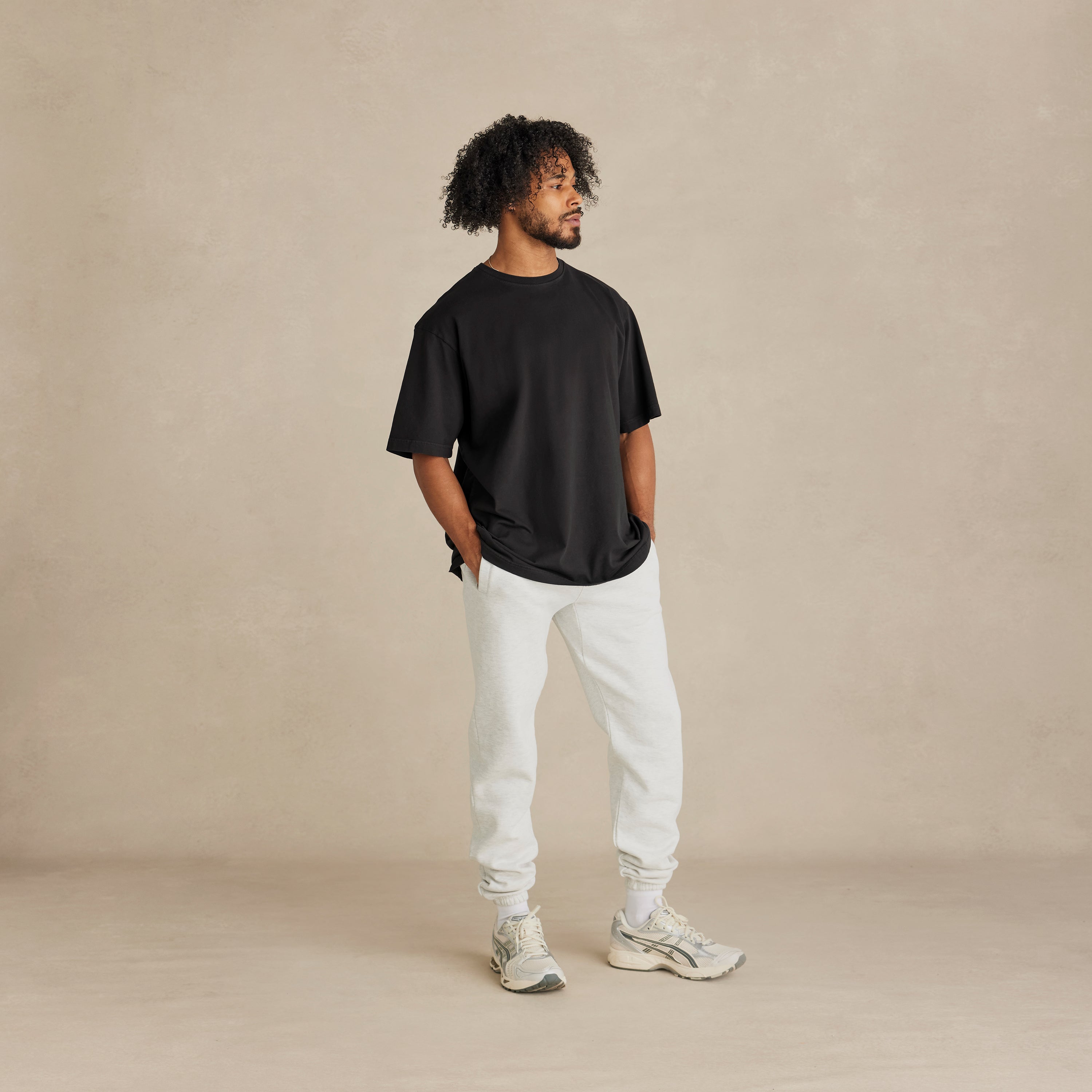 Black Heavyweight Organic Tee