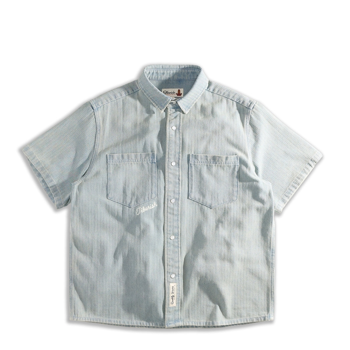 Custom Denim Snap Short Sleeve