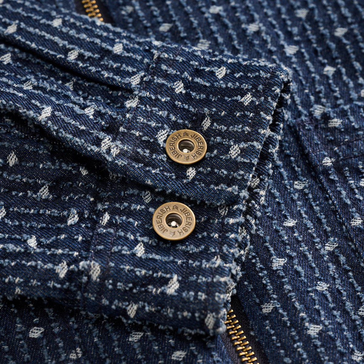 Custom Denim Zip Through Overshirt