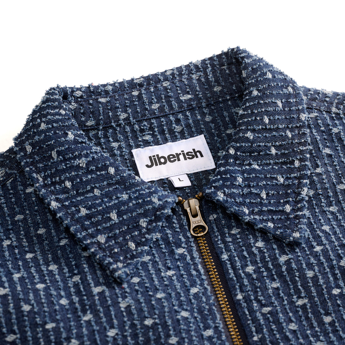 Custom Denim Zip Through Overshirt