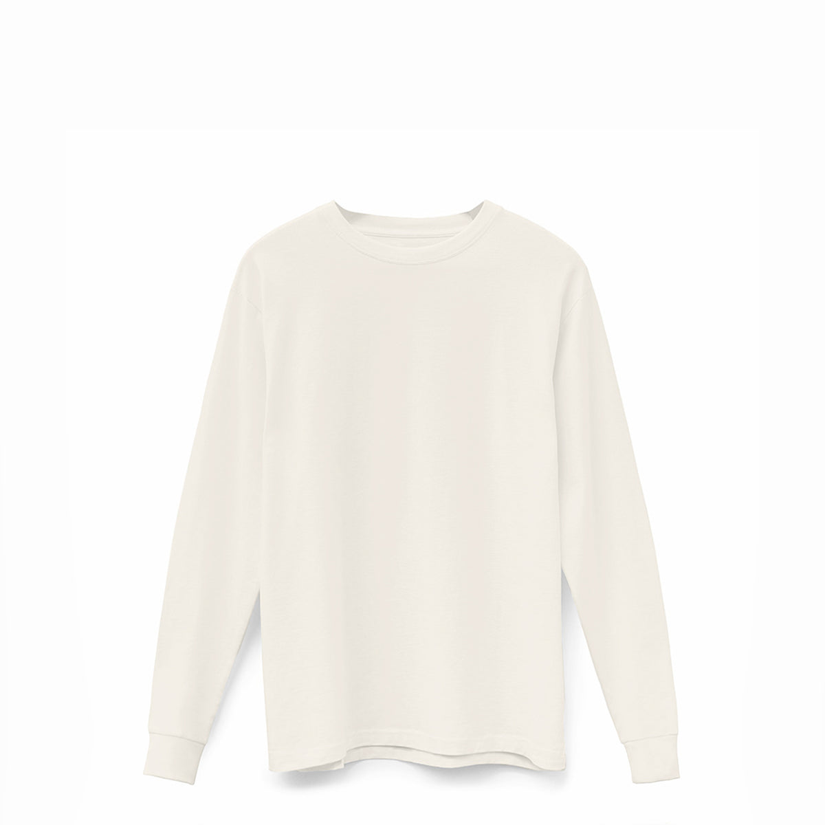 Natural Midweight Supima® Long Sleeve Tee