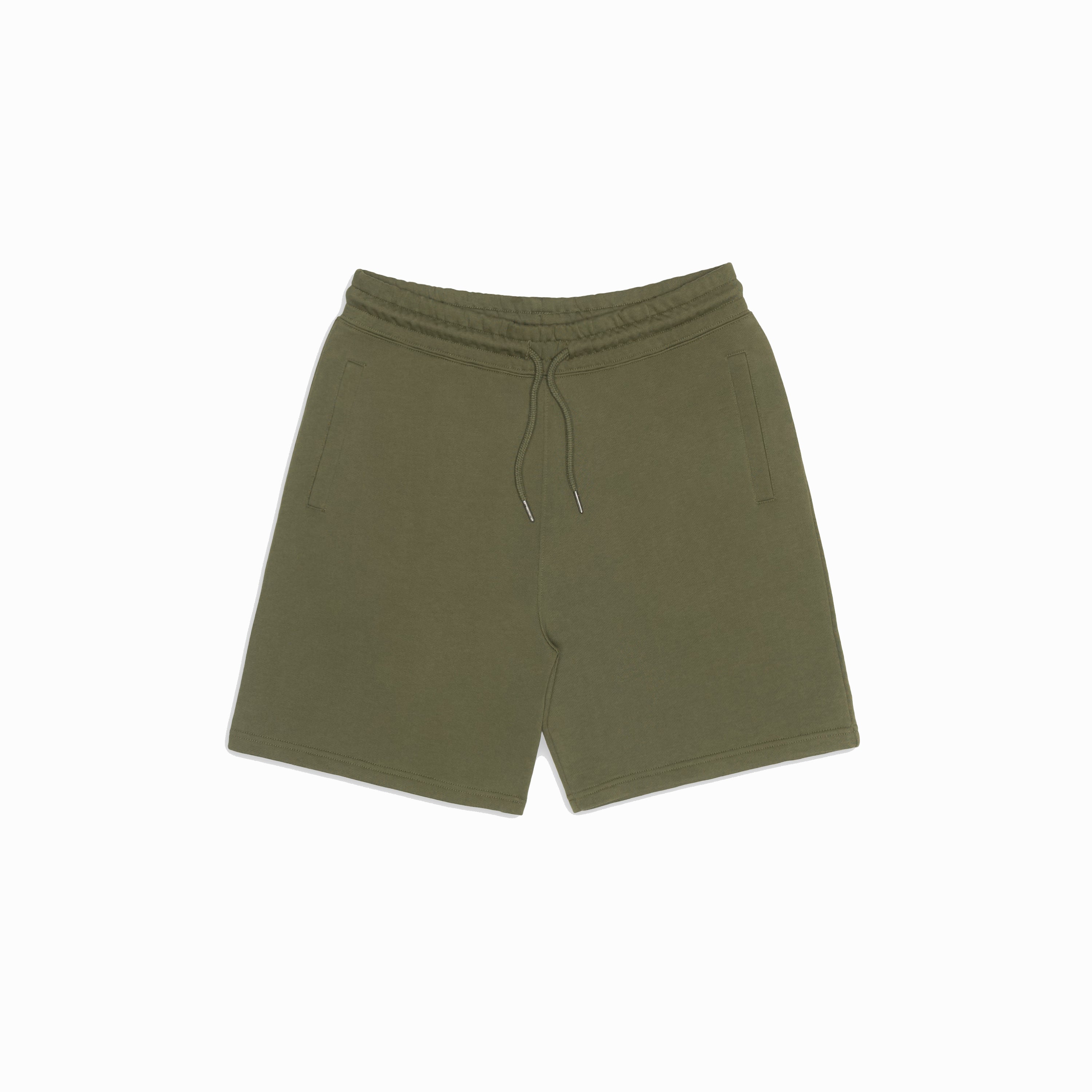 Military Olive Midweight Organic French Terry Short