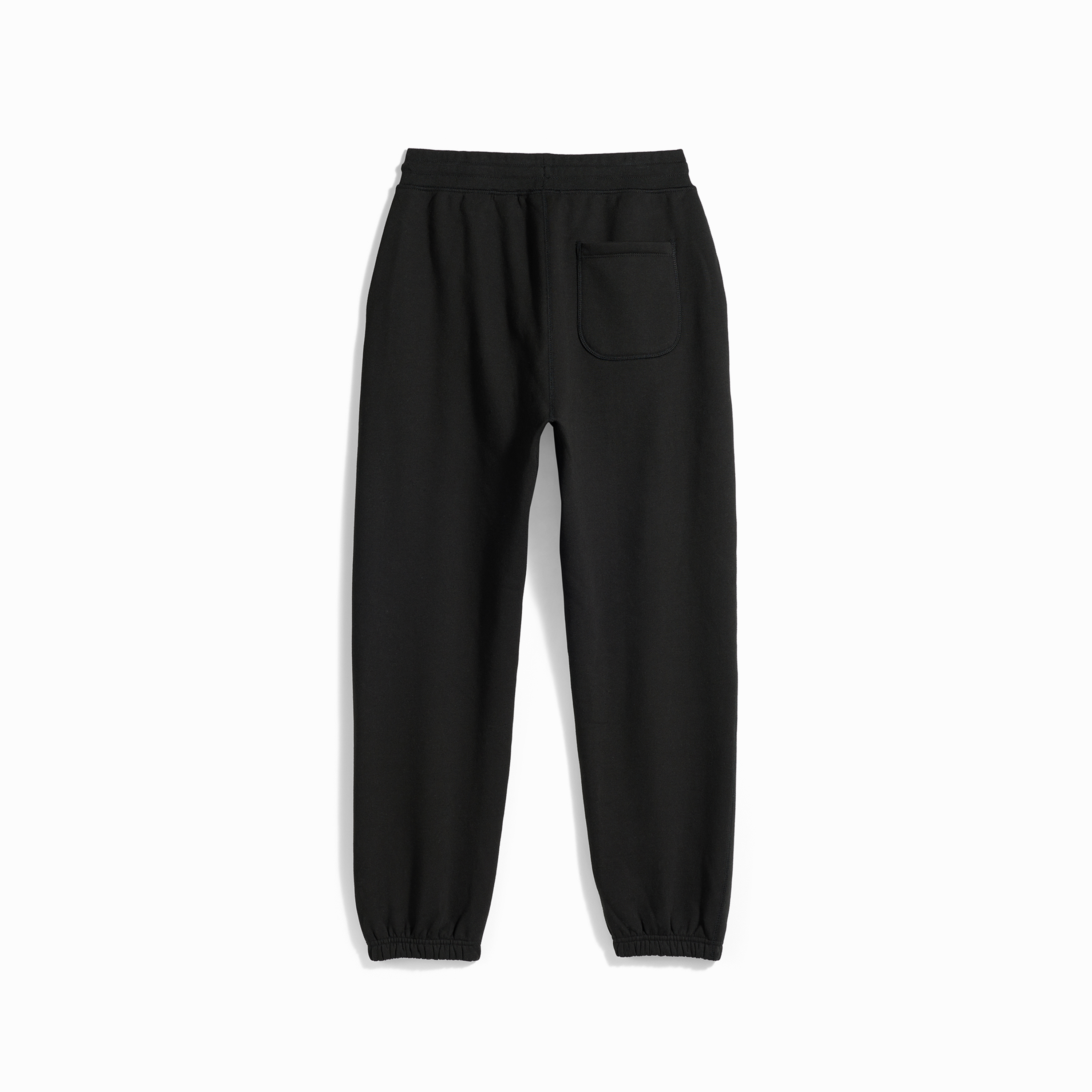 Black Organic Heavyweight Brushed Pant