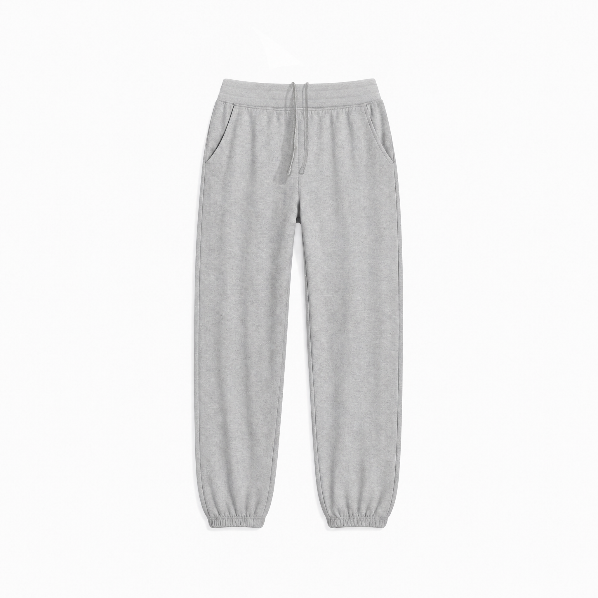 Heather Grey Organic Heavyweight Brushed Pant