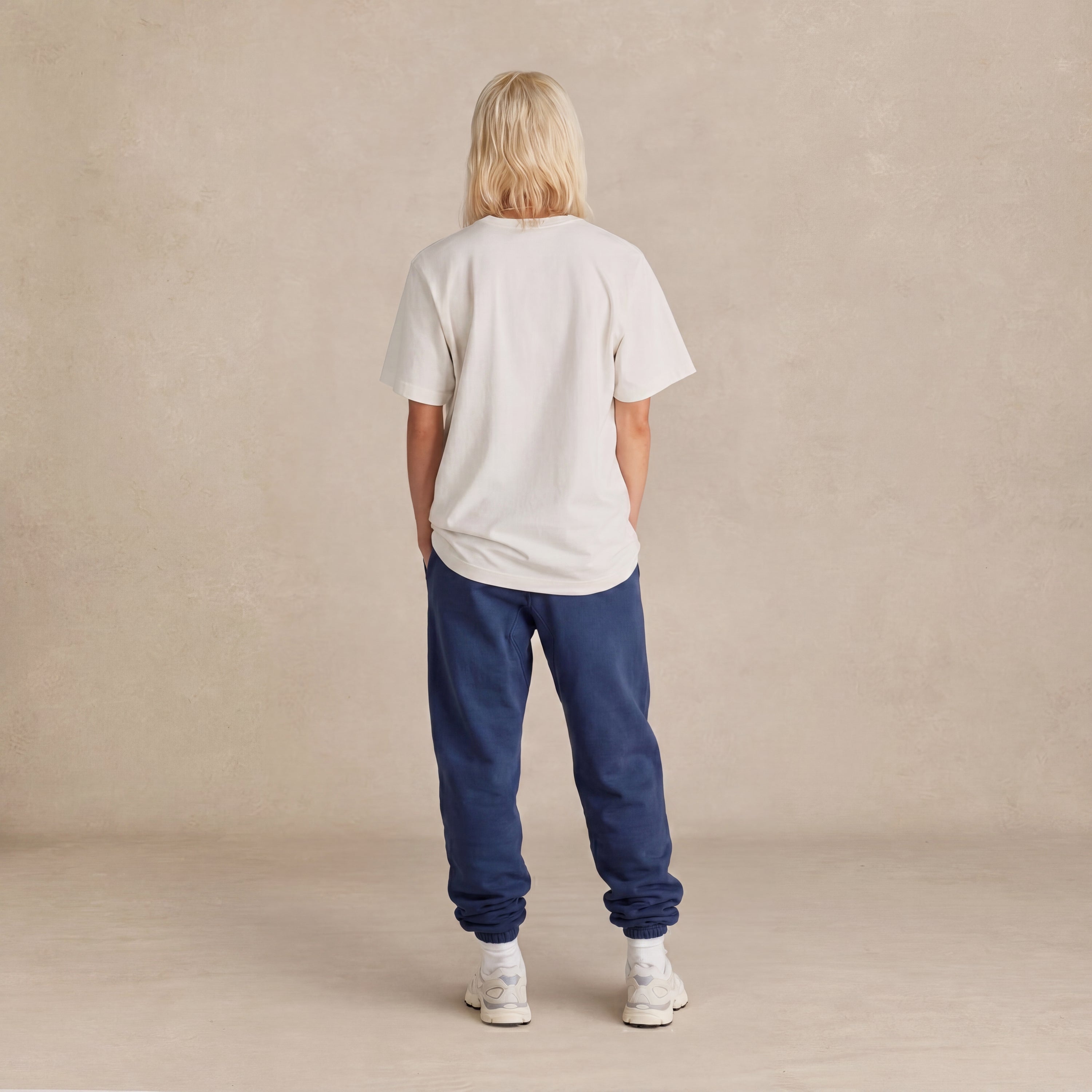 Ocean Navy Organic Heavyweight Brushed Pant