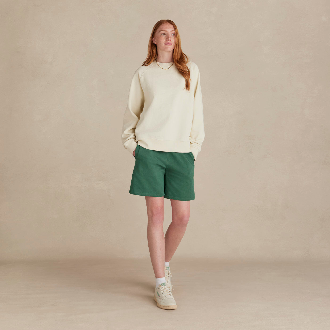 Parchment Ultra Heavyweight Organic French Terry Crew