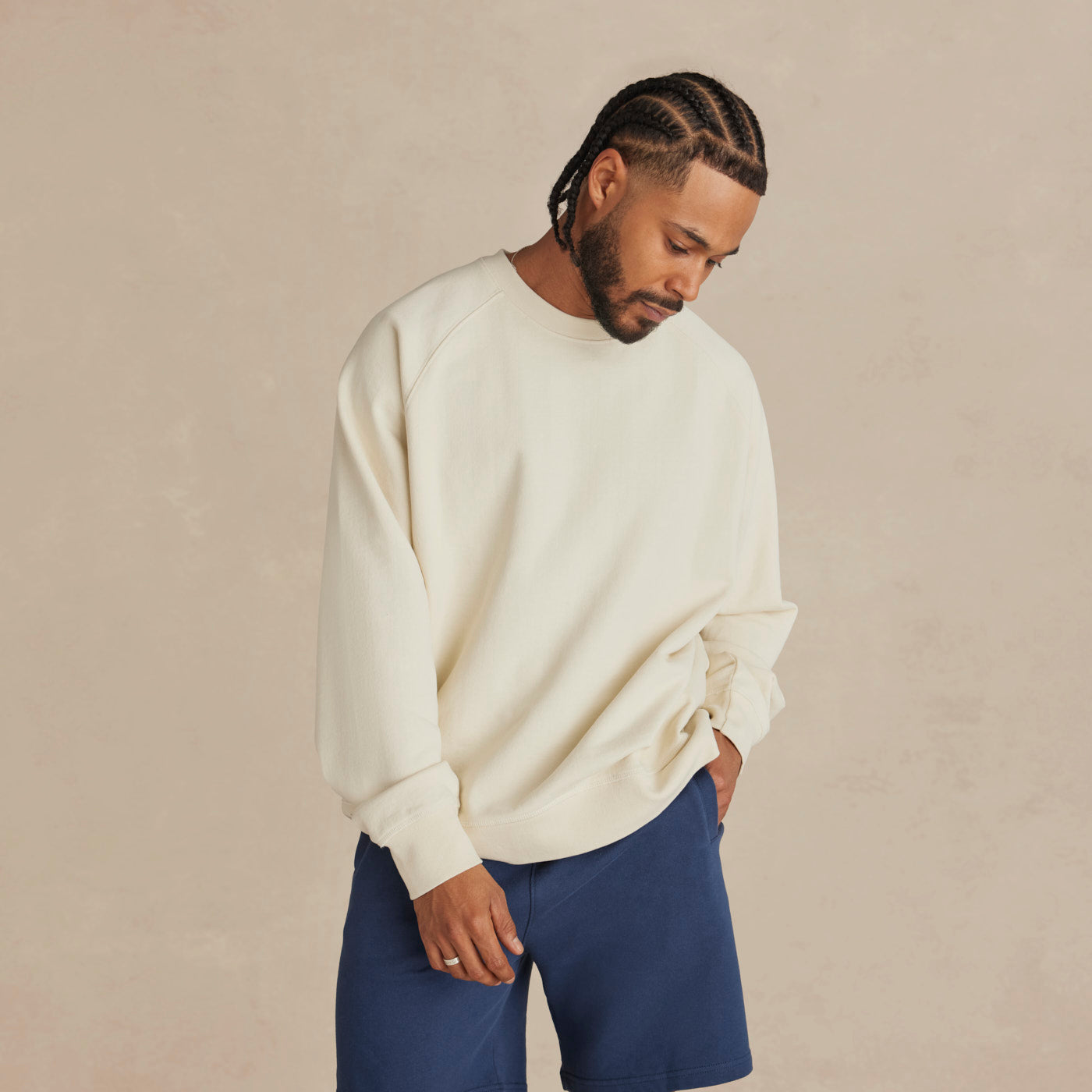 Parchment Ultra Heavyweight Organic French Terry Crew