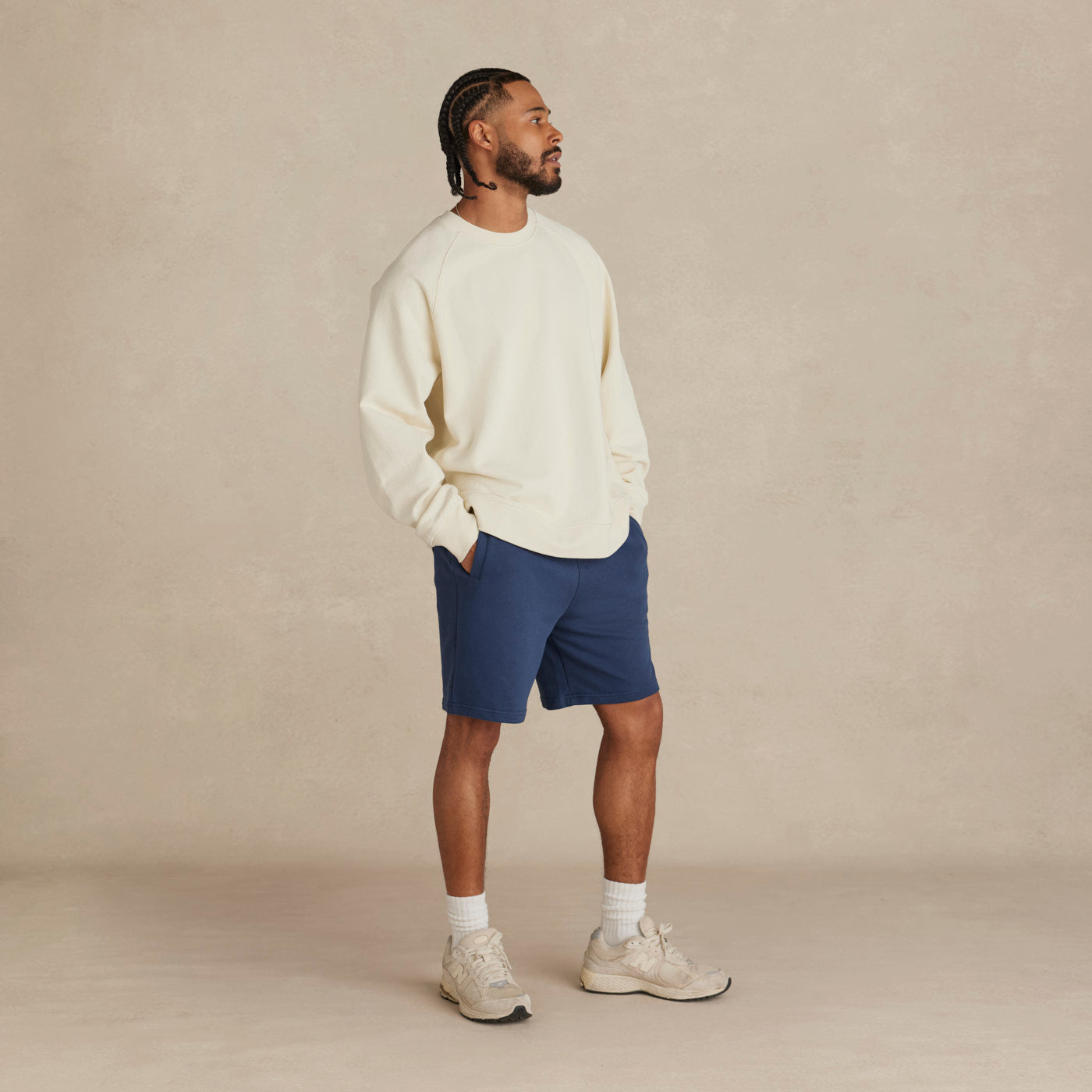 Parchment Ultra Heavyweight Organic French Terry Crew