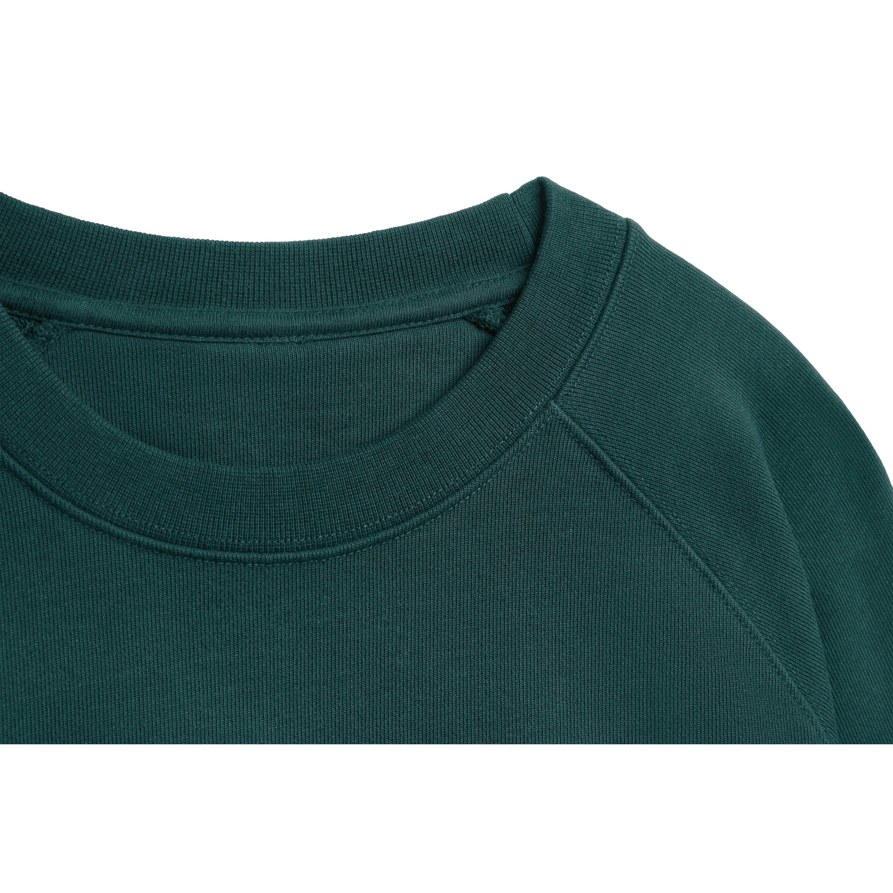 Pine Ultra Heavyweight Organic French Terry Crew