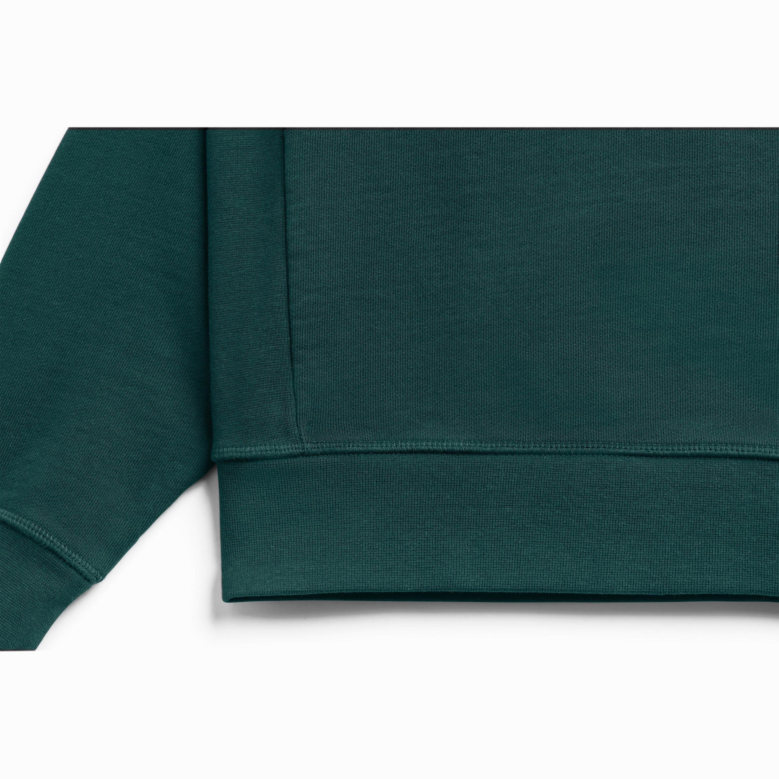 Pine Ultra Heavyweight Organic French Terry Crew