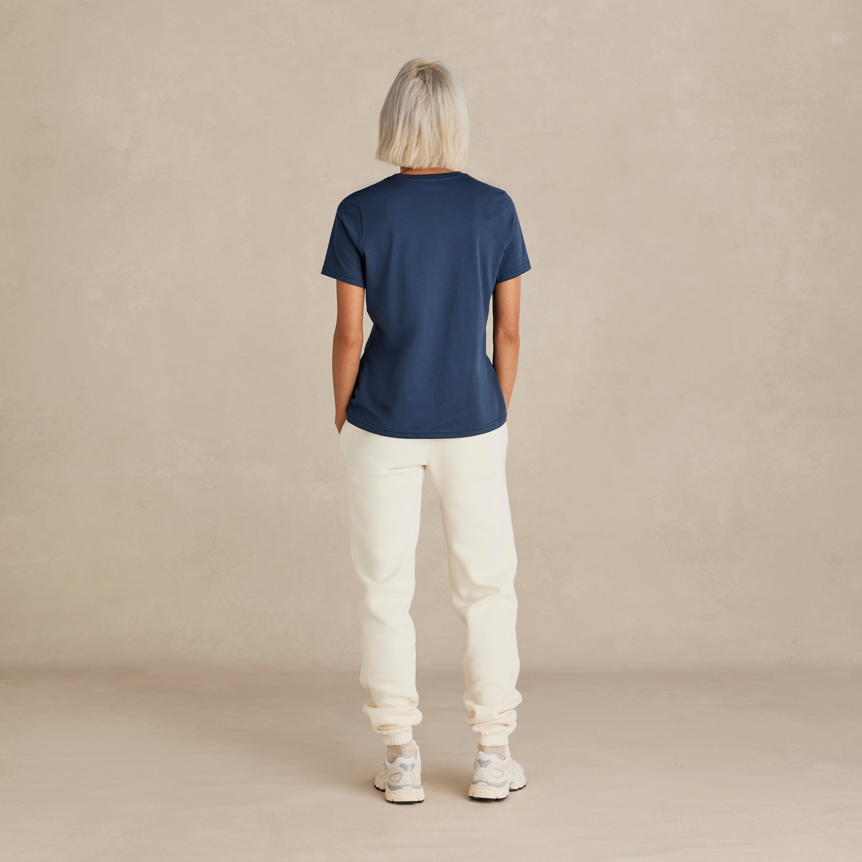 Women's Ocean Navy Midweight Supima® Tee