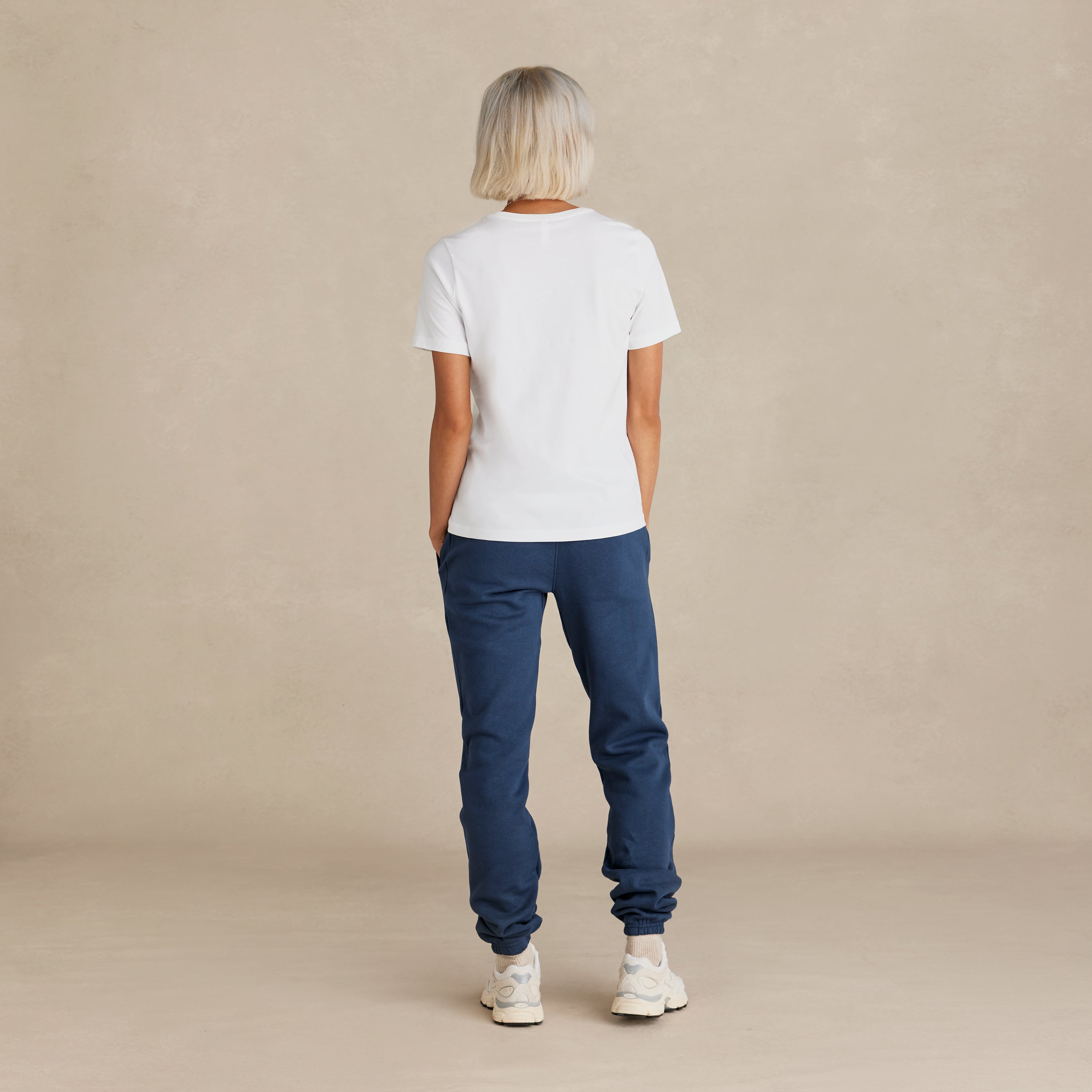 Women's White Midweight Supima® Tee