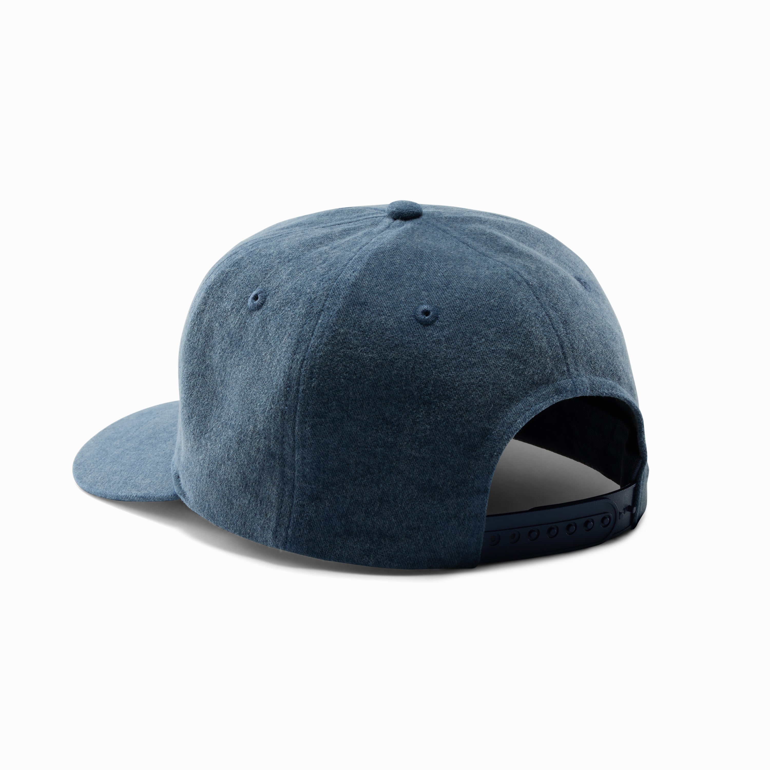 Washed Navy Cotton Twill 5-Panel Hat