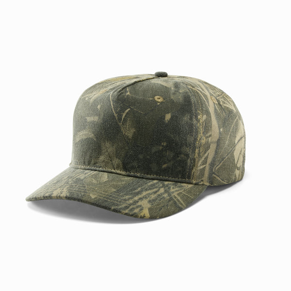 Woodland Camo Cotton Twill 5-Panel Hat