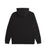 Black Organic Cotton French Terry Hooded Sweatshirt