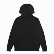Black Midweight Organic French Terry Hood - XS