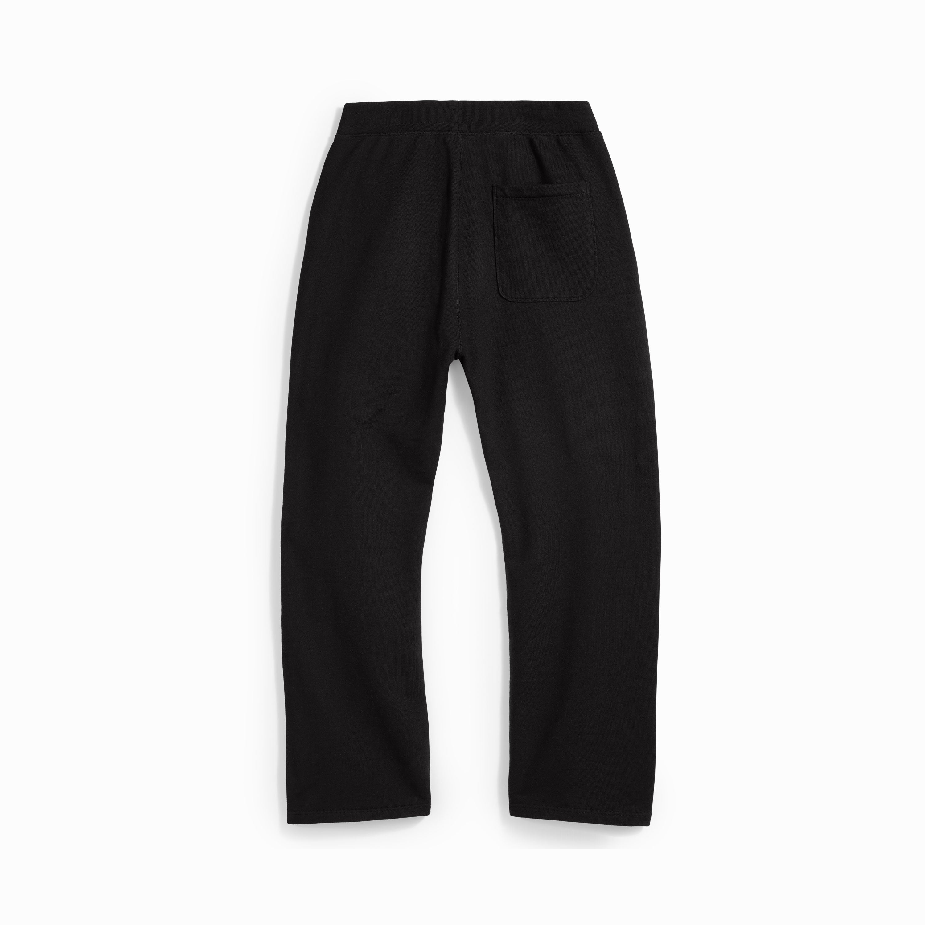 Black Ultra Heavyweight Organic French Terry Pant