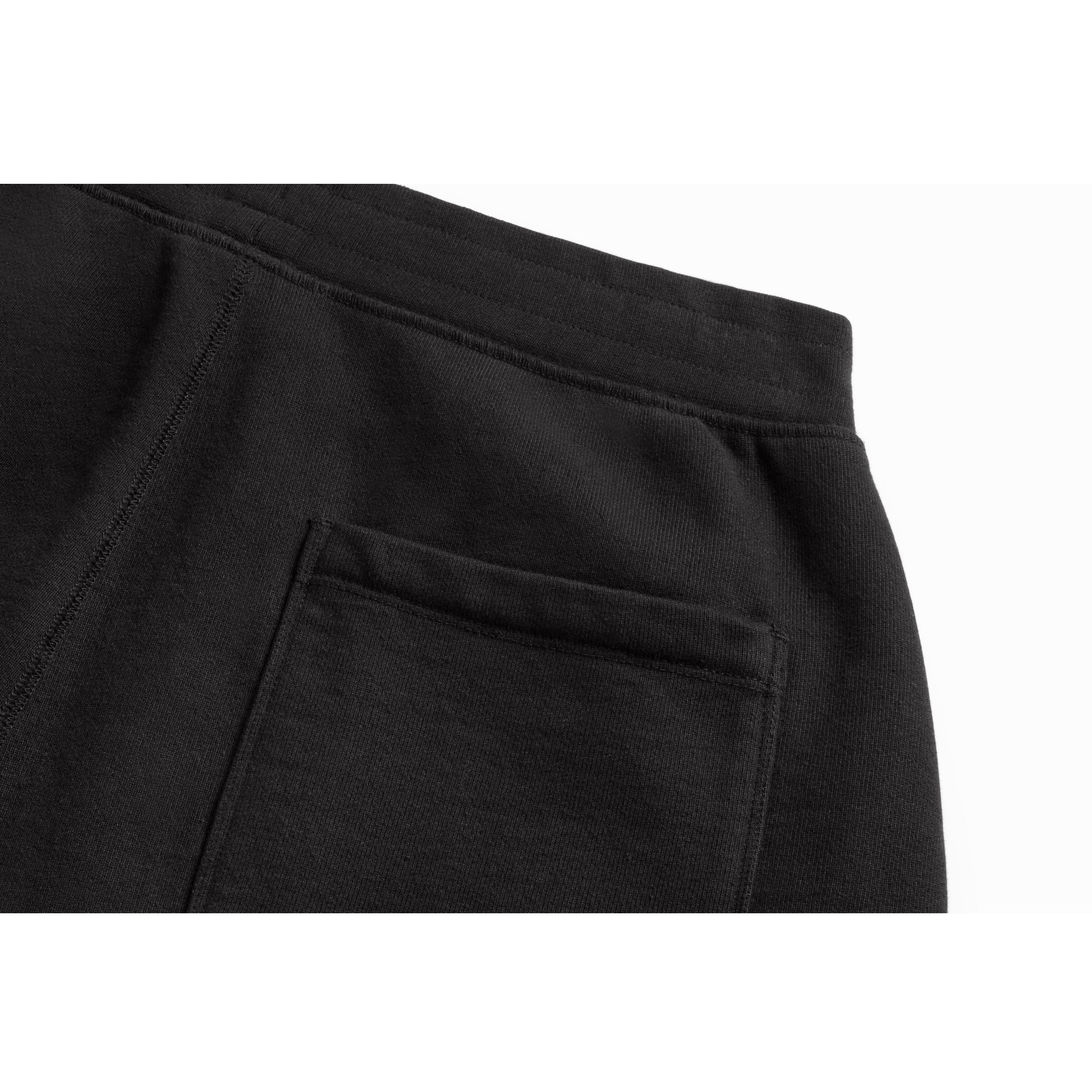 Black French Terry Pant