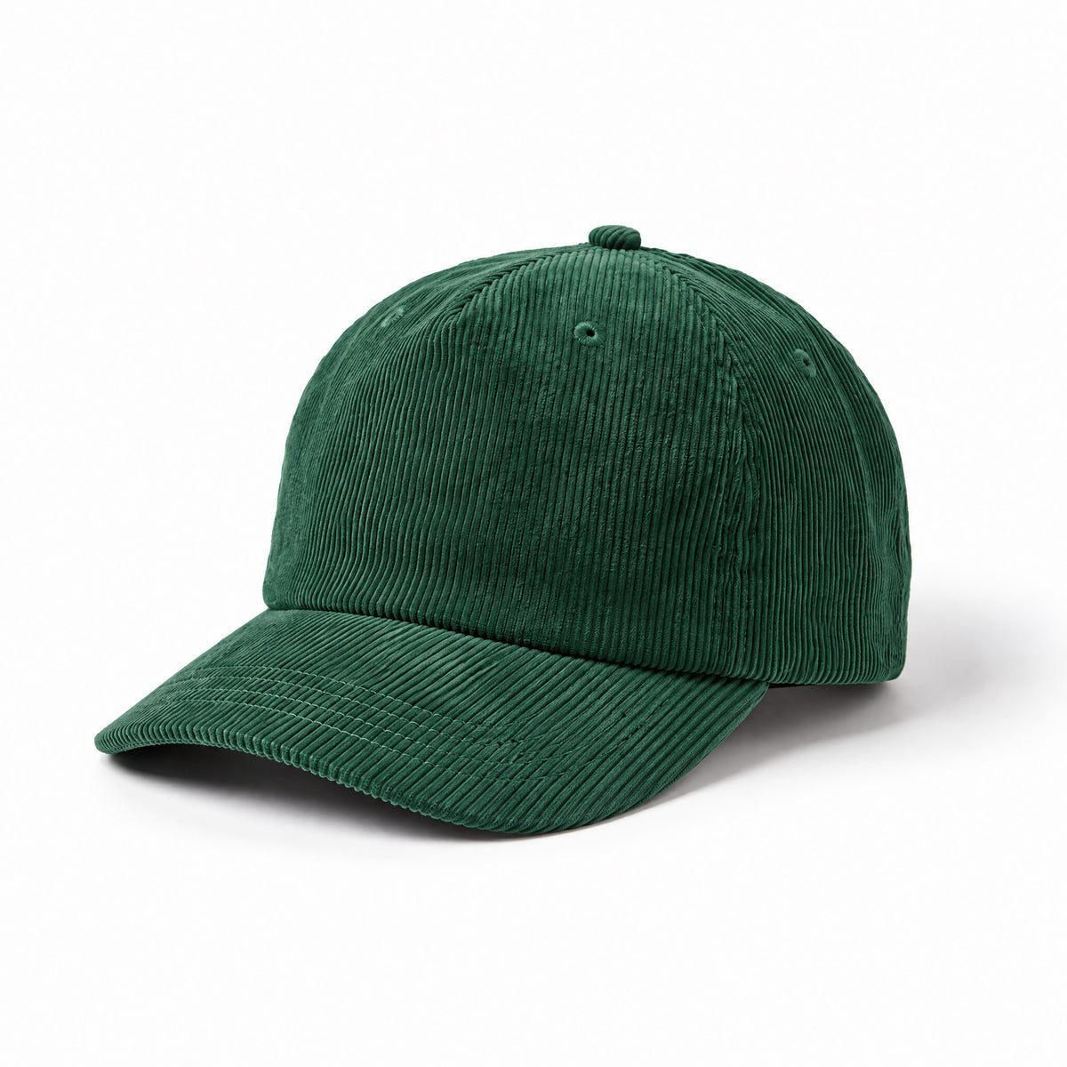 Green Corduroy 5-Panel Cap