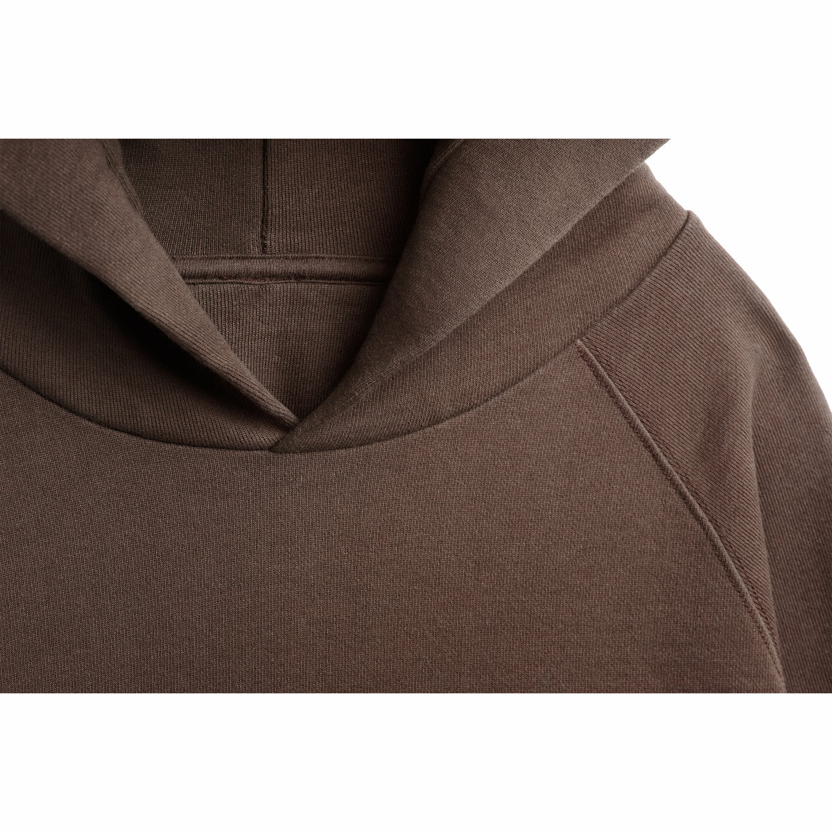 Espresso Ultra Heavyweight Organic French Terry Hood