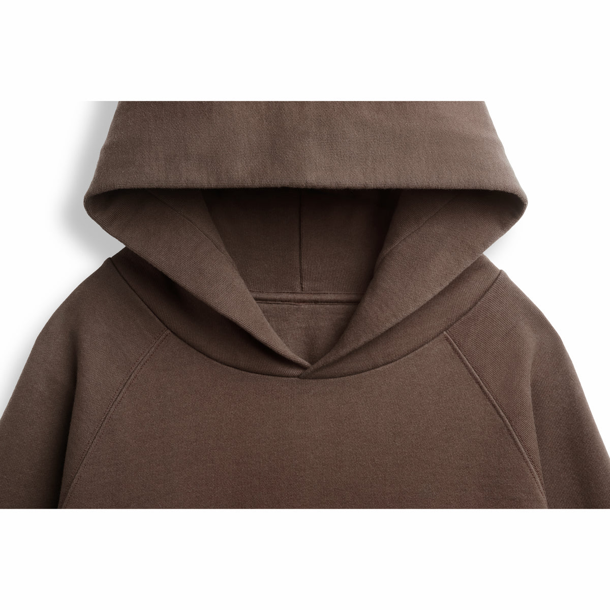 Espresso Ultra Heavyweight Organic French Terry Hood