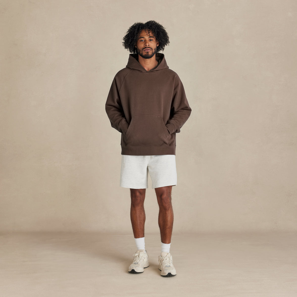 Espresso Ultra Heavyweight Organic French Terry Hood