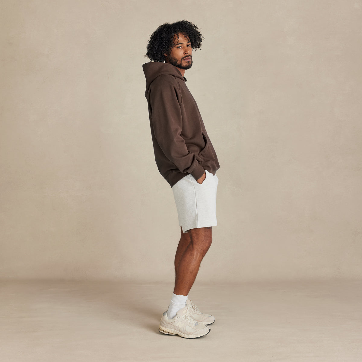 Espresso Ultra Heavyweight Organic French Terry Hood