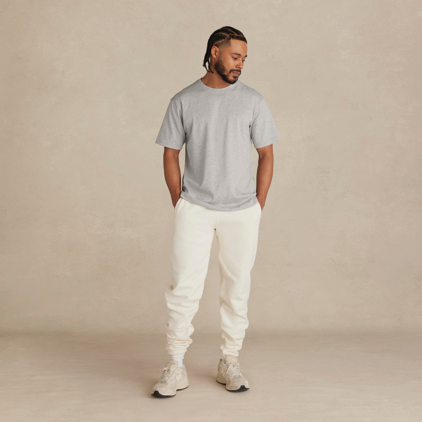 Heather Grey Midweight Supima® Tee