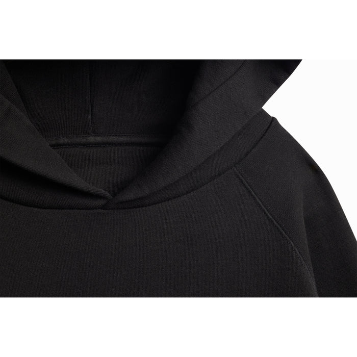 Black Organic Heavyweight Hooded Sweatshirt