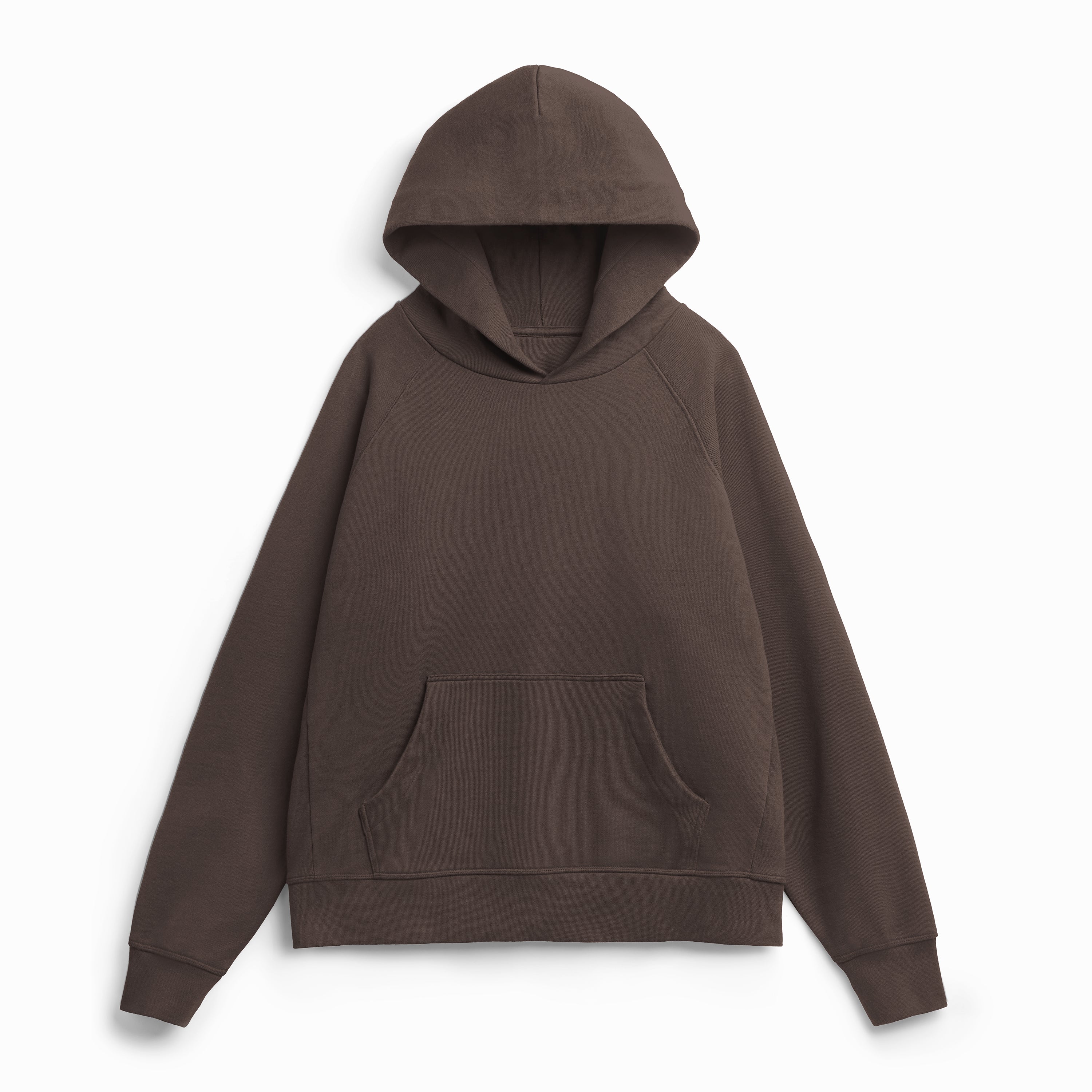 Espresso Ultra Heavyweight Organic French Terry Hood