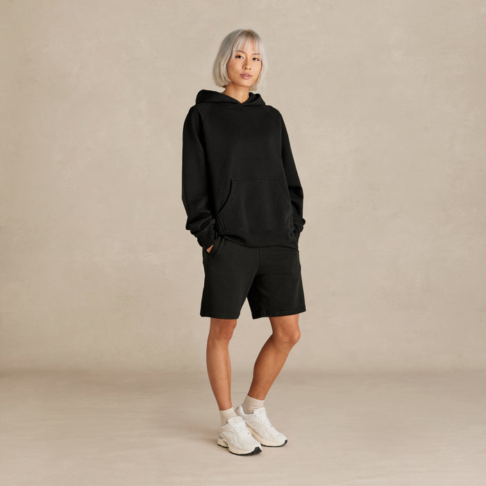 Black Organic Heavyweight Hooded Sweatshirt