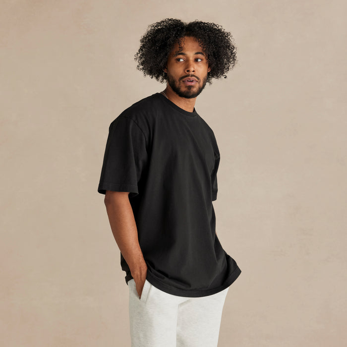 Black Heavyweight Organic Tee