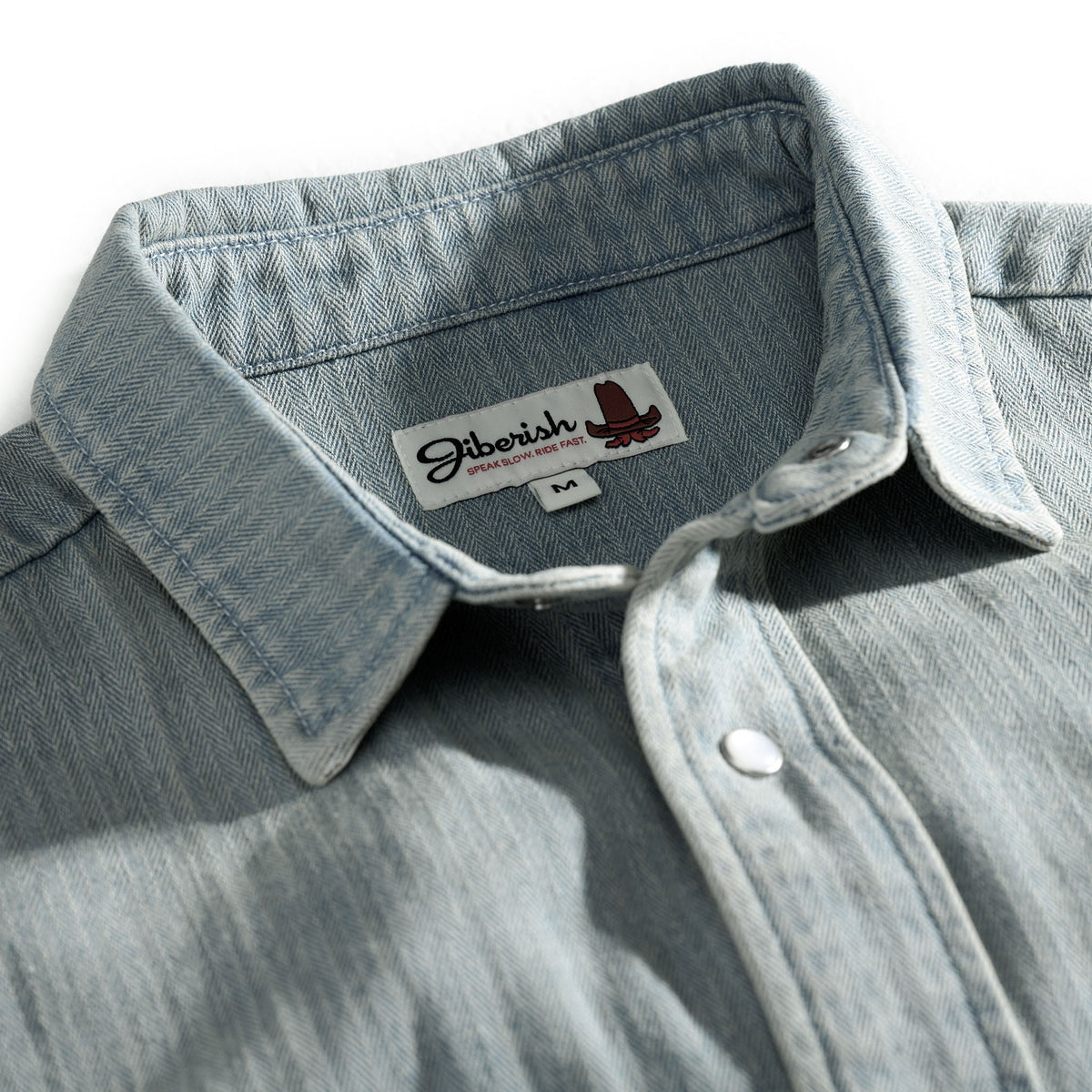 Custom Denim Snap Short Sleeve